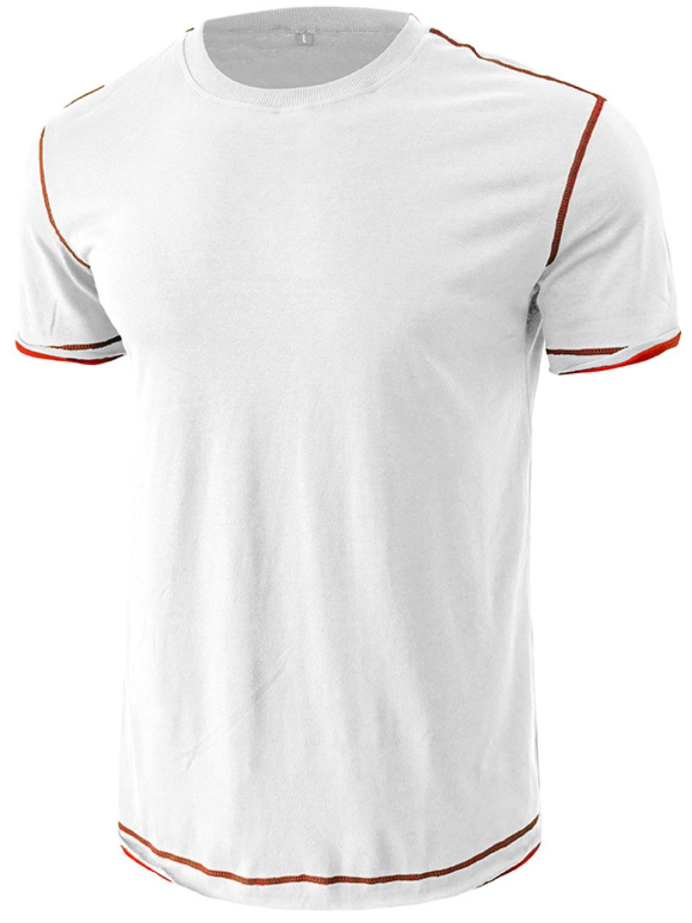 Men's Classic T-Shirt with Contrast Piping