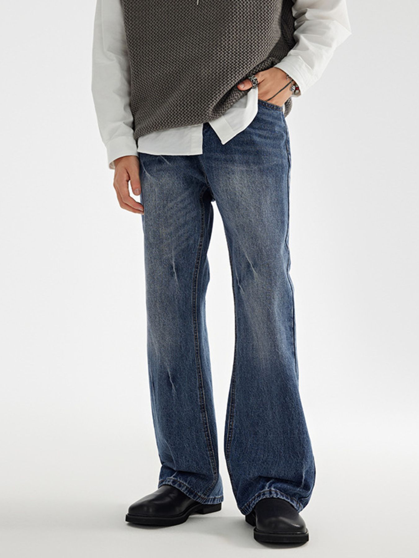 Men's Wide Leg Jeans