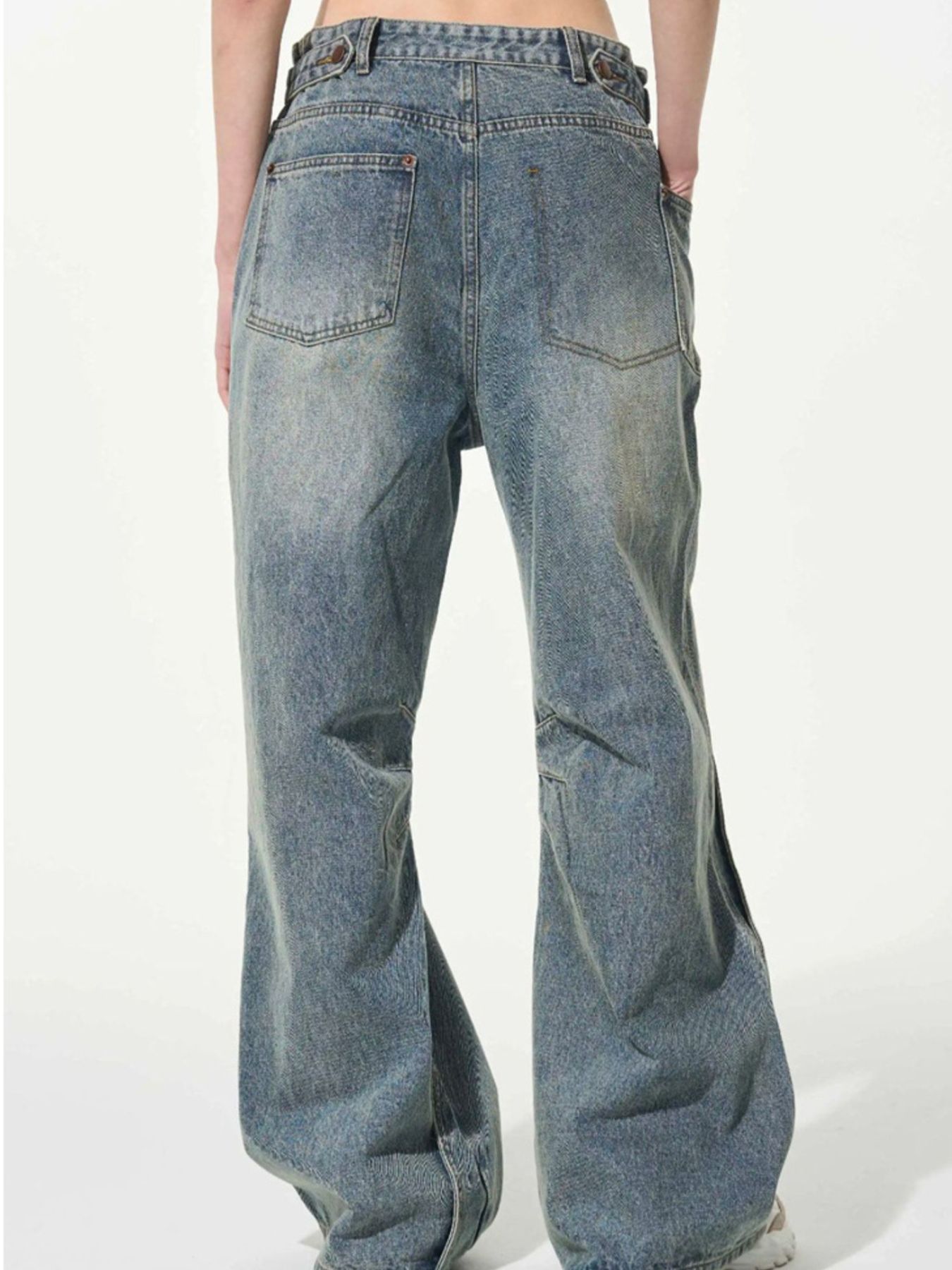 Men's Vintage Wide Leg Jeans