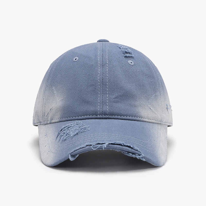Distressed Adjustable Cotton Hat 1