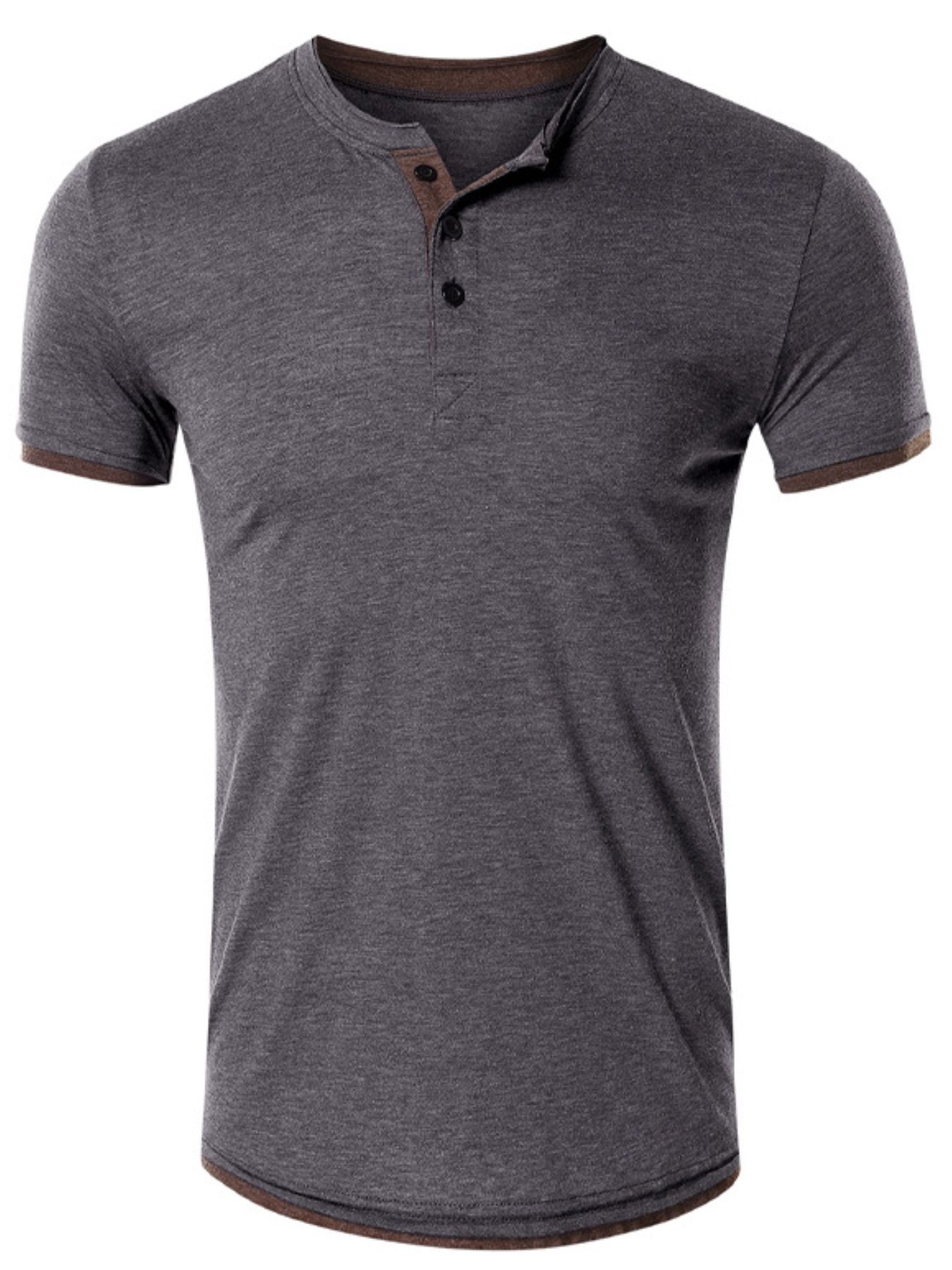 Men's Classic Henley Short Sleeve Top