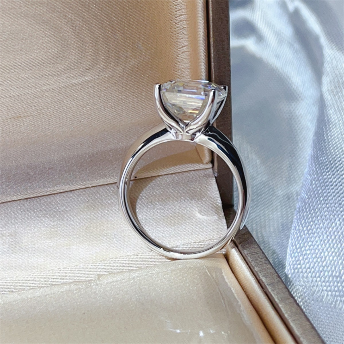 5 Carat Moissanite 925 Sterling Silver Ring