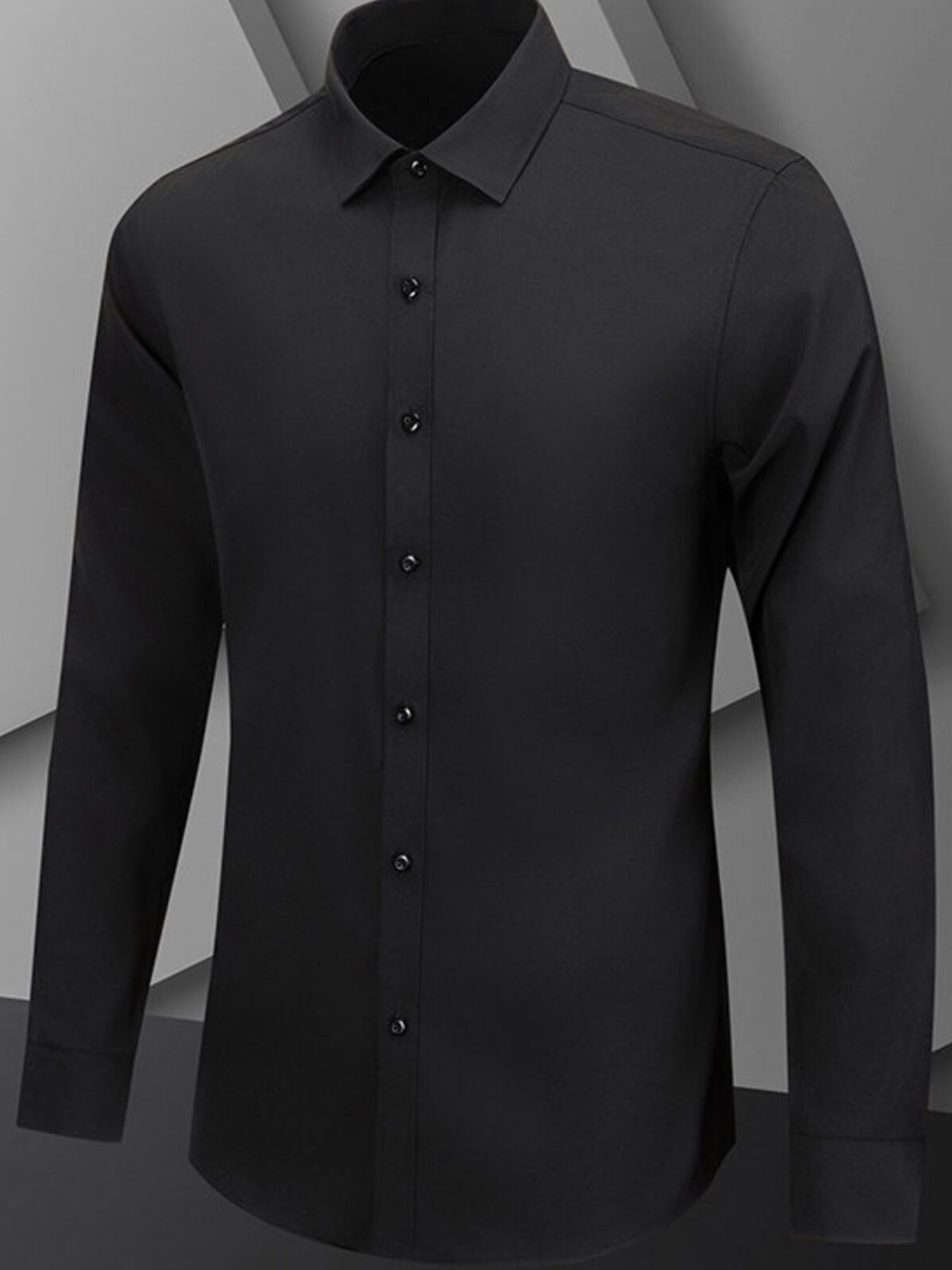 Men's Full Size Button Up Long Sleeve Shirt Plus Size