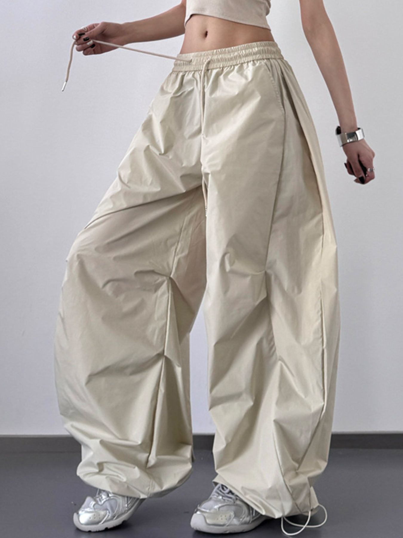 Oversized Baggy Wide Leg Drawstring Pants