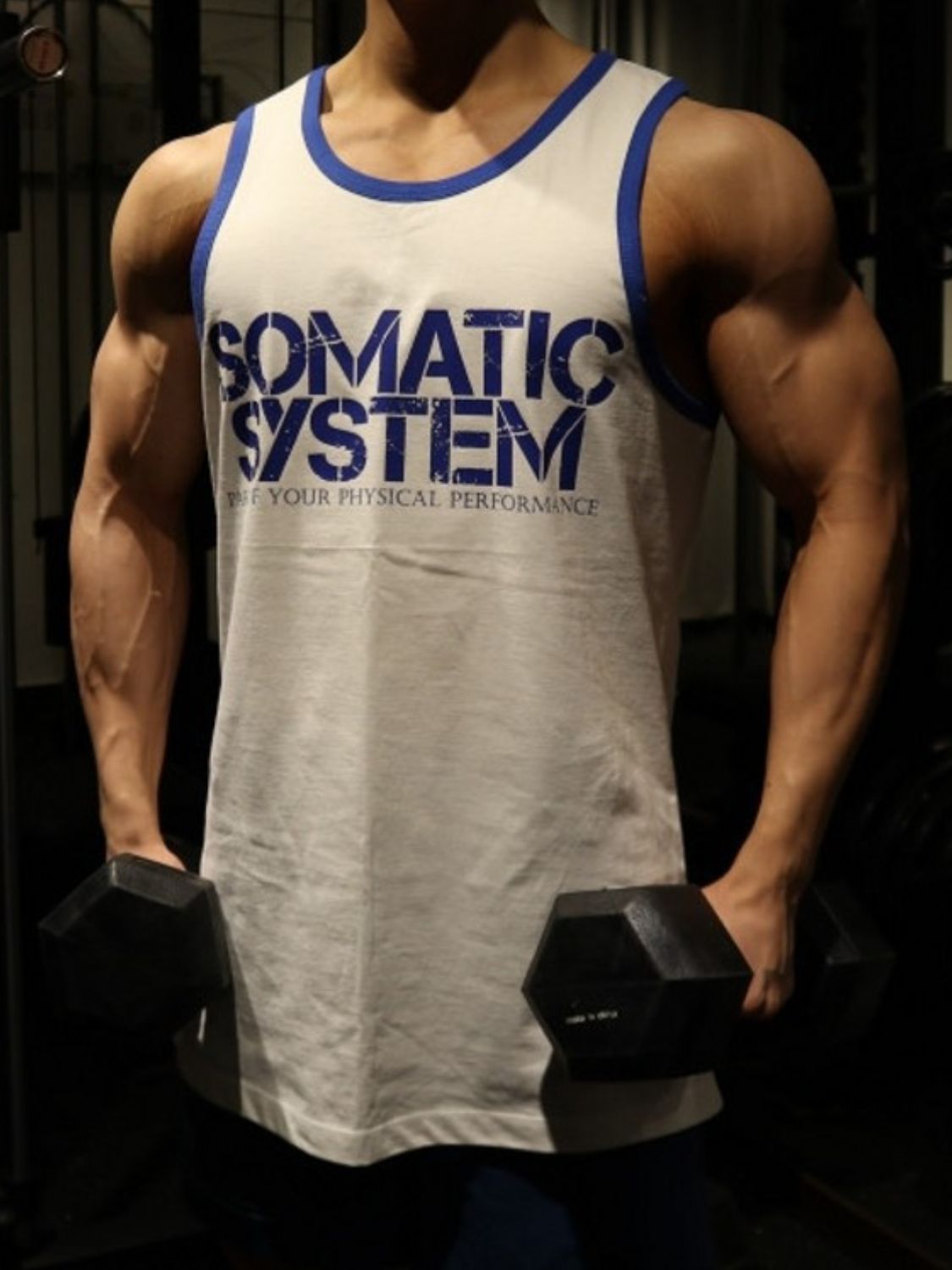 Men's Plus Size Round Neck Letter Graphic Tank