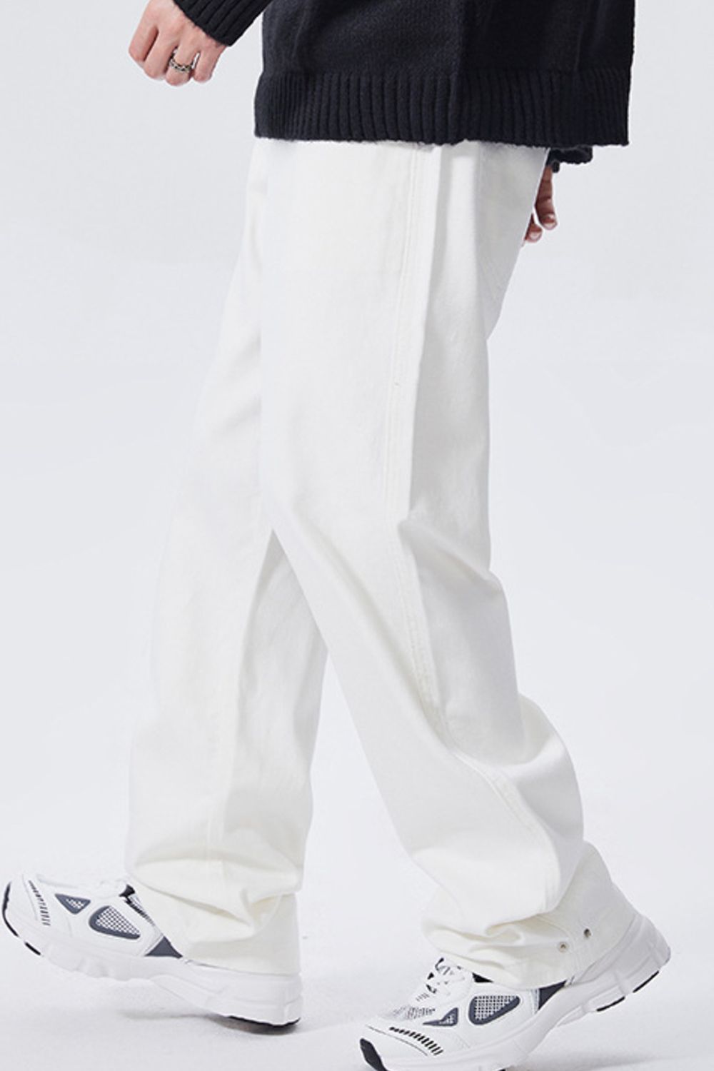 Men's Full Size Wide Leg Jeans Plus Size