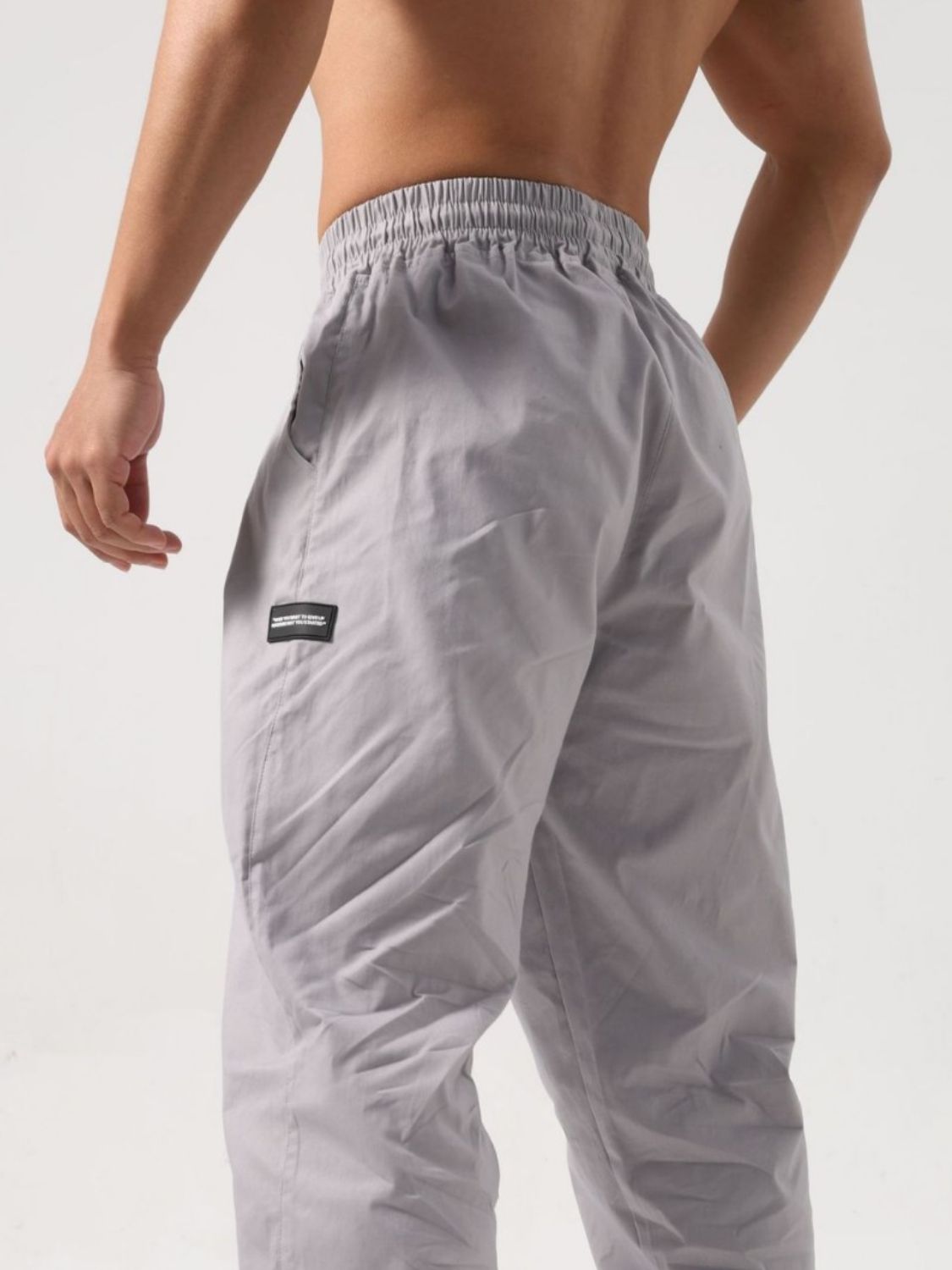 Men's Plus Size Drawstring Pocketed Active Pants