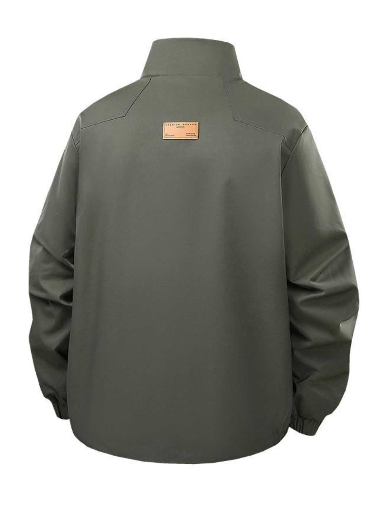 Men's Plus Size Casual Stand Collar Lightweight Bomber Jacket