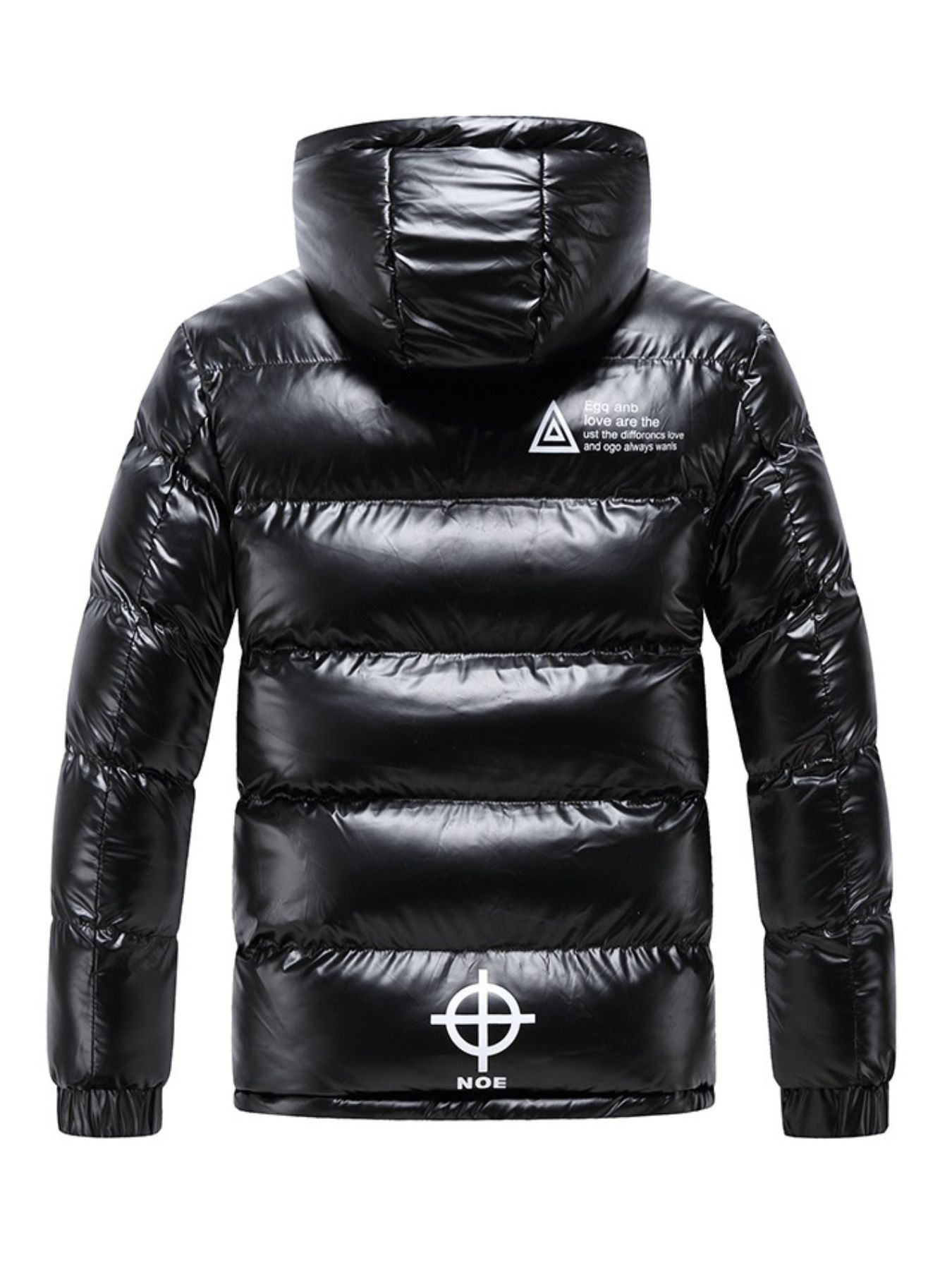 Men's Plus Size Padded Hooded Winter Coat