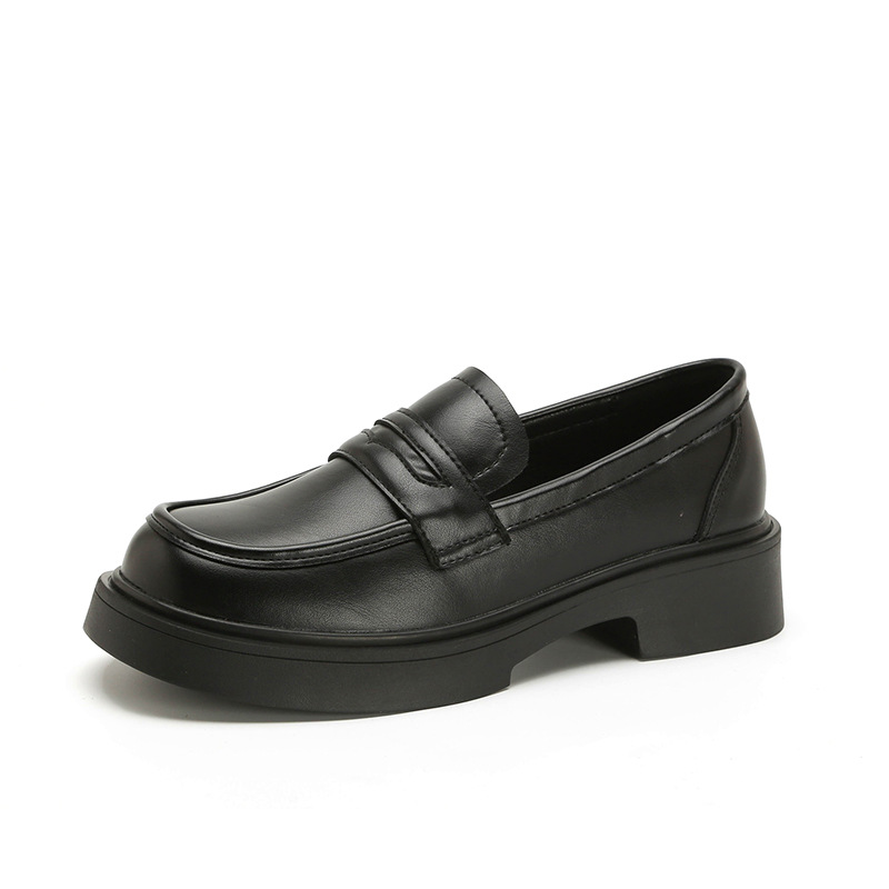 Round Toe Platform Loafers