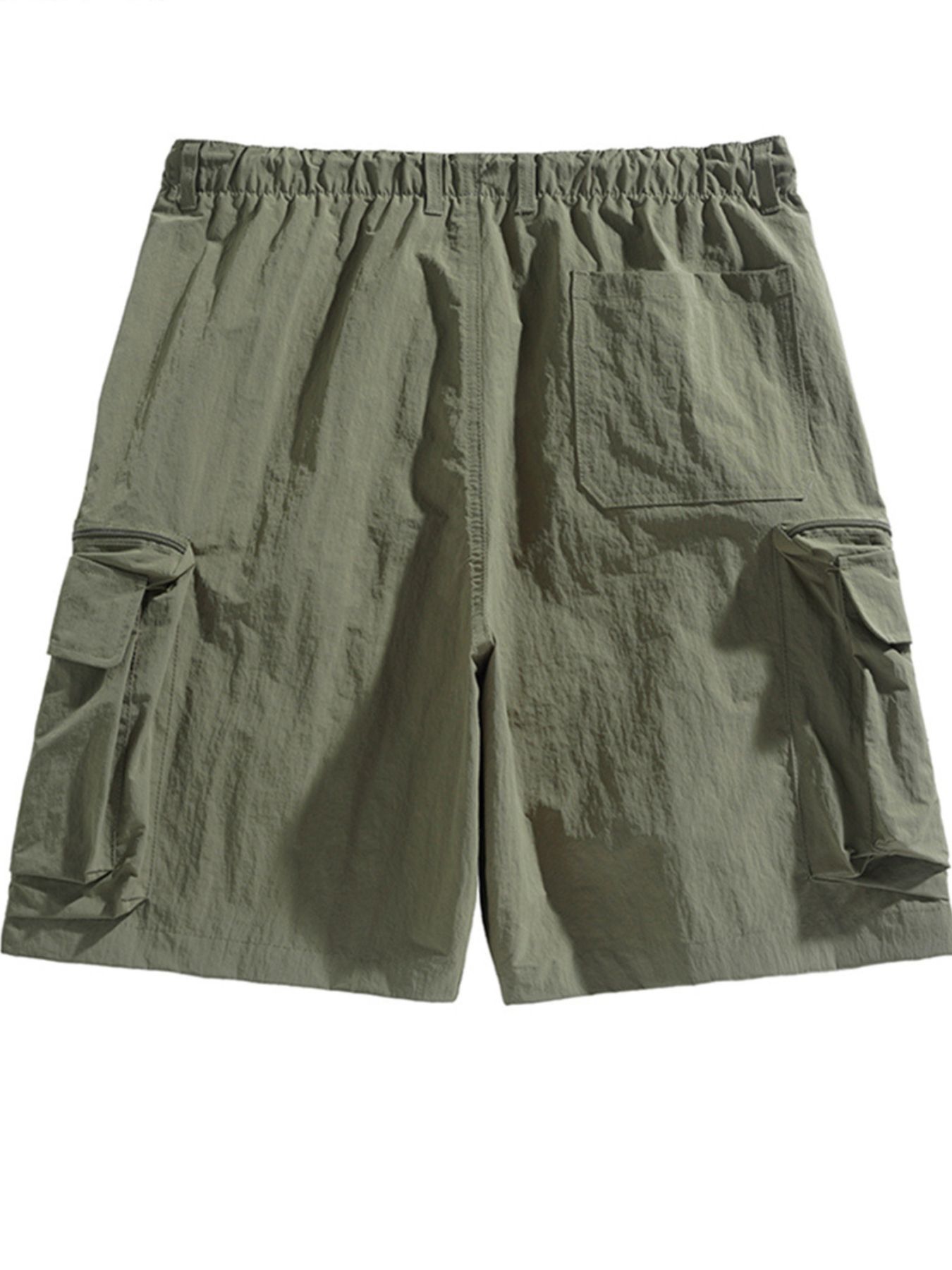 Men's Elastic Waist Cargo Short