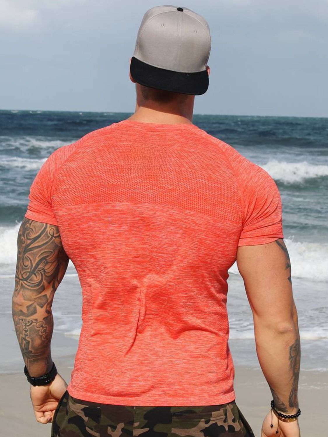 Men's Plus Size Round Neck Short Sleeve T-Shirt