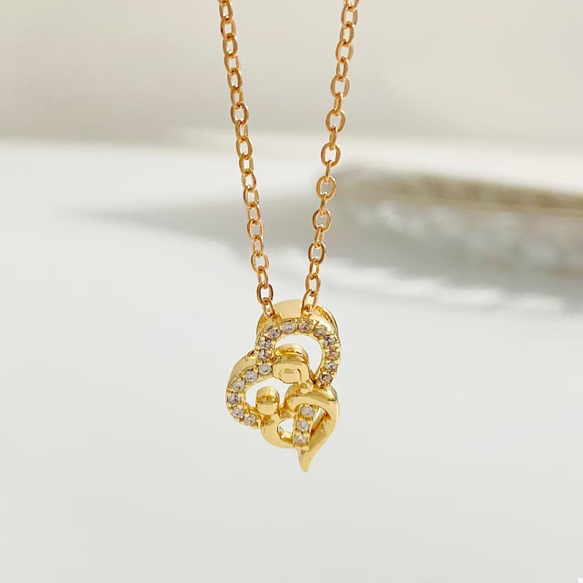 18K Gold-Plated Pendant Necklace