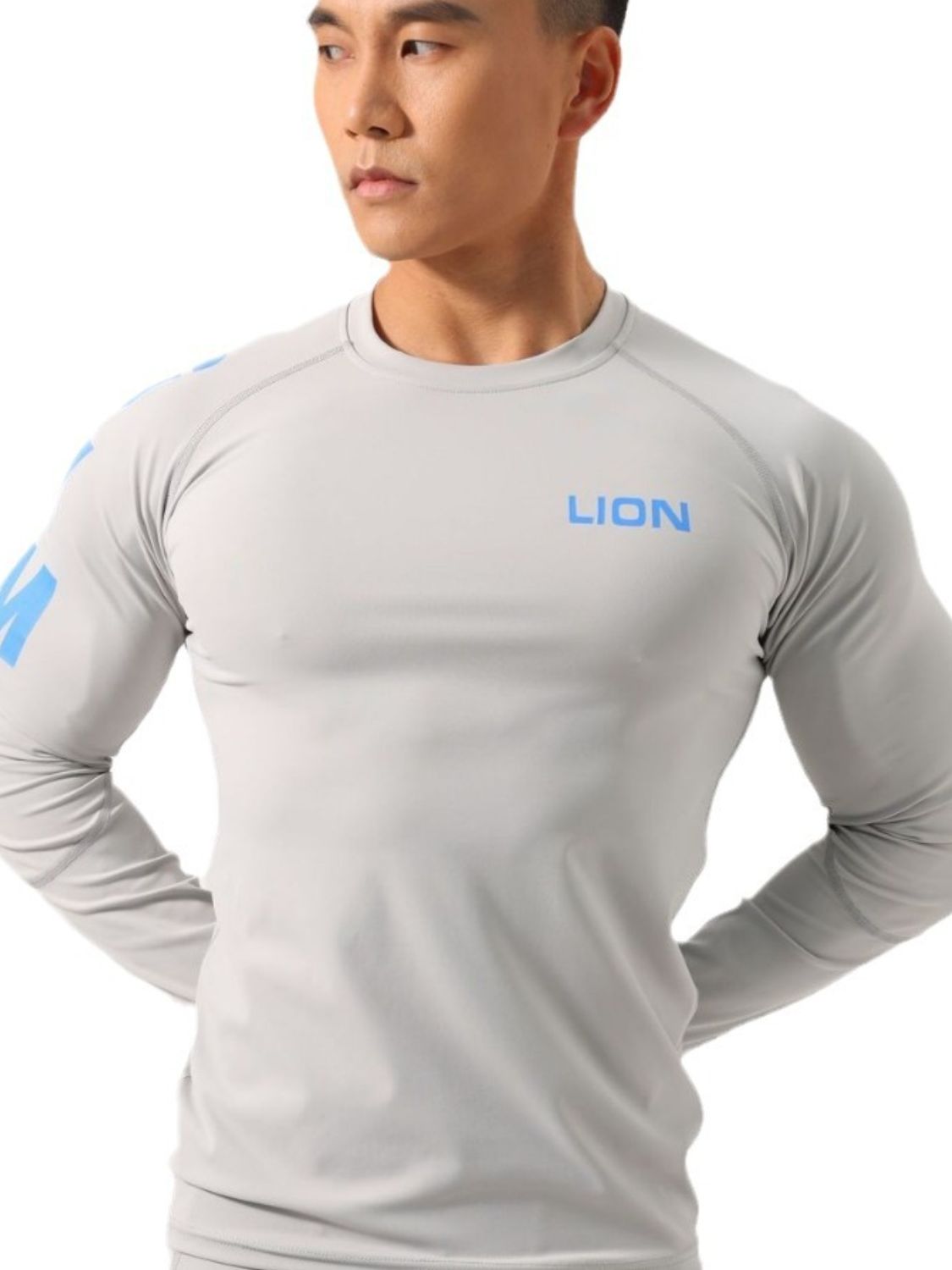 Men's Round Neck Long Sleeve T-Shirt