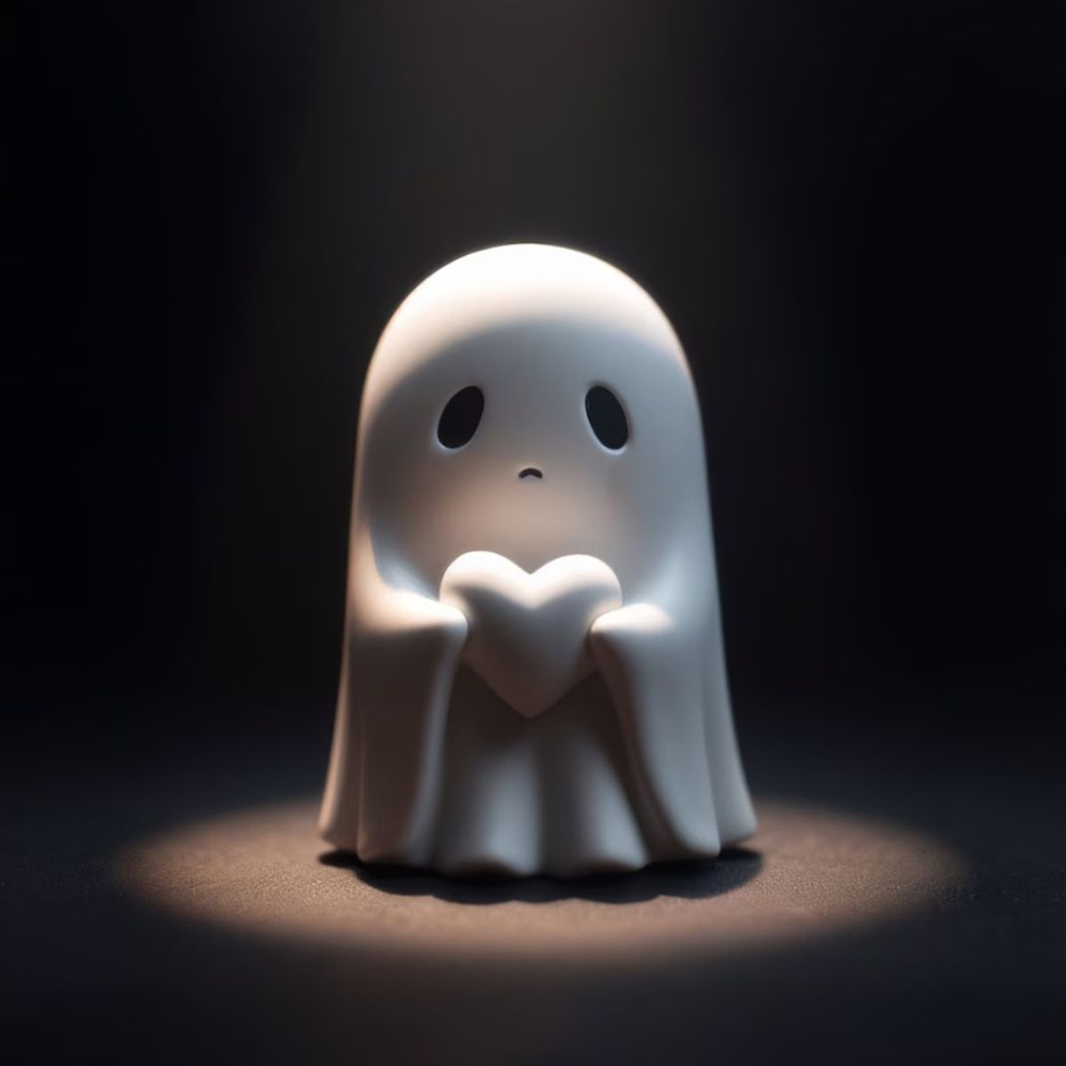 Halloween Ghost Heart Decorative Ornament 2