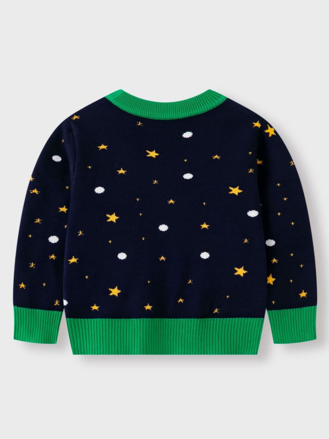 Children's Christmas Tree Round Neck Sweater
