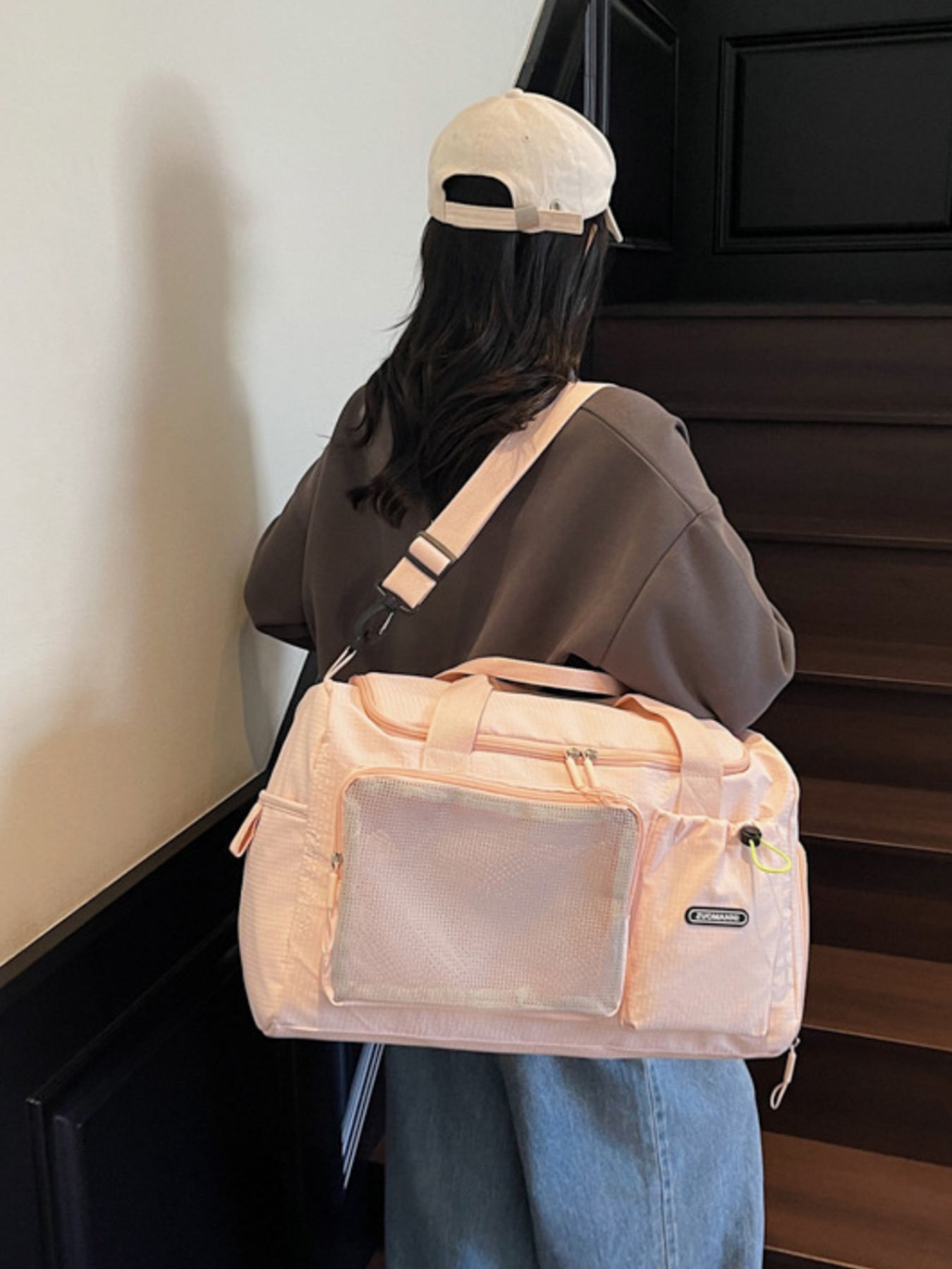 Drawstring Multi Pockets Travel Bag 8