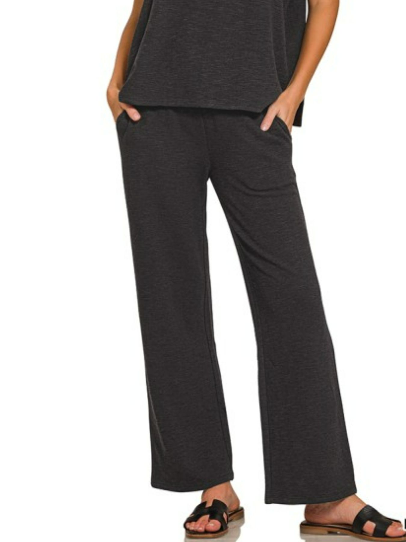 Slub Short Sleeve T-Shirt and Pants Set