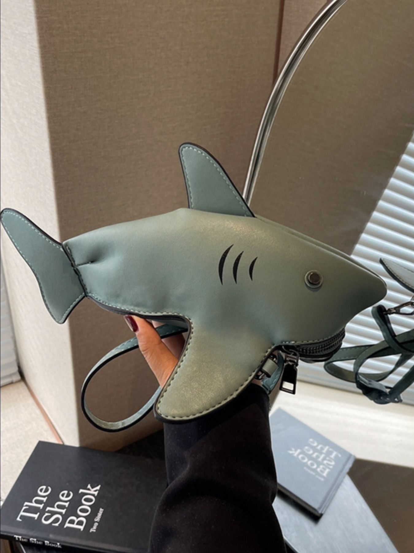 Shark Design Crossbody Bag