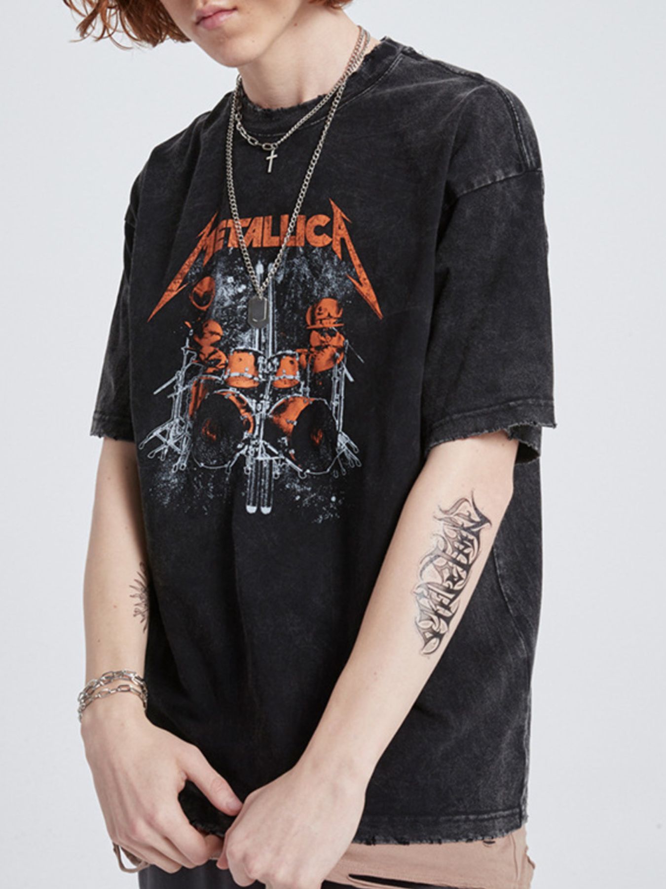 Men's Graphic Round Neck T-Shirt