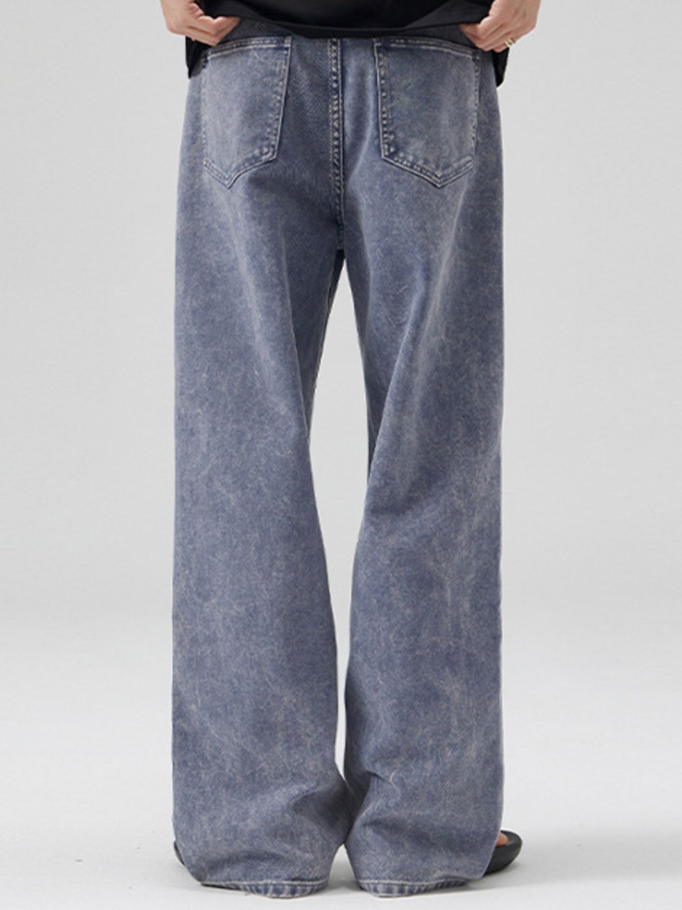 Men's Full Size Wide Leg Jeans Plus Size