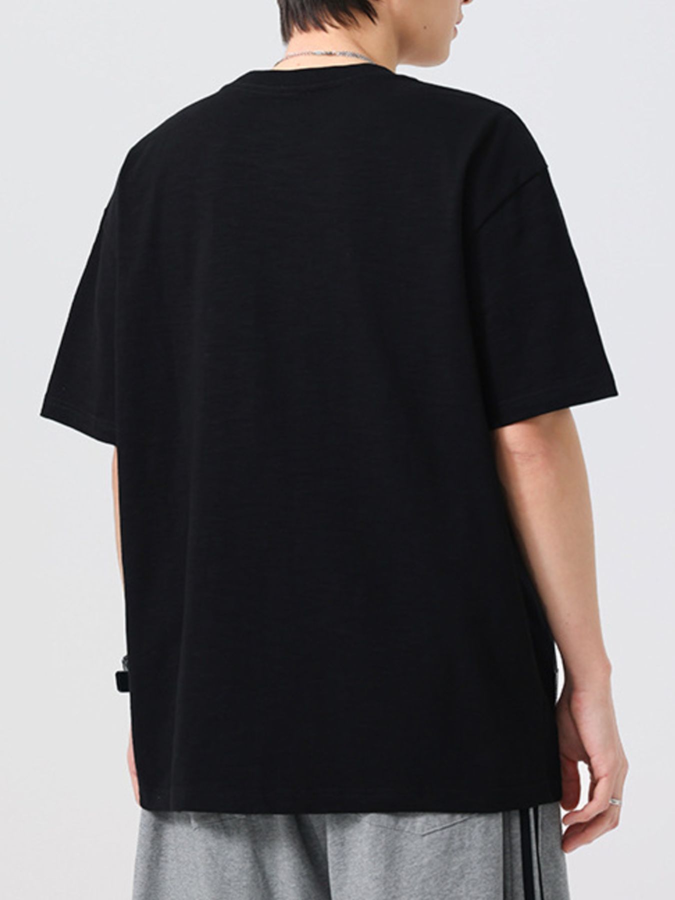 Men's Plus Size Round Neck Short Sleeve T-Shirt