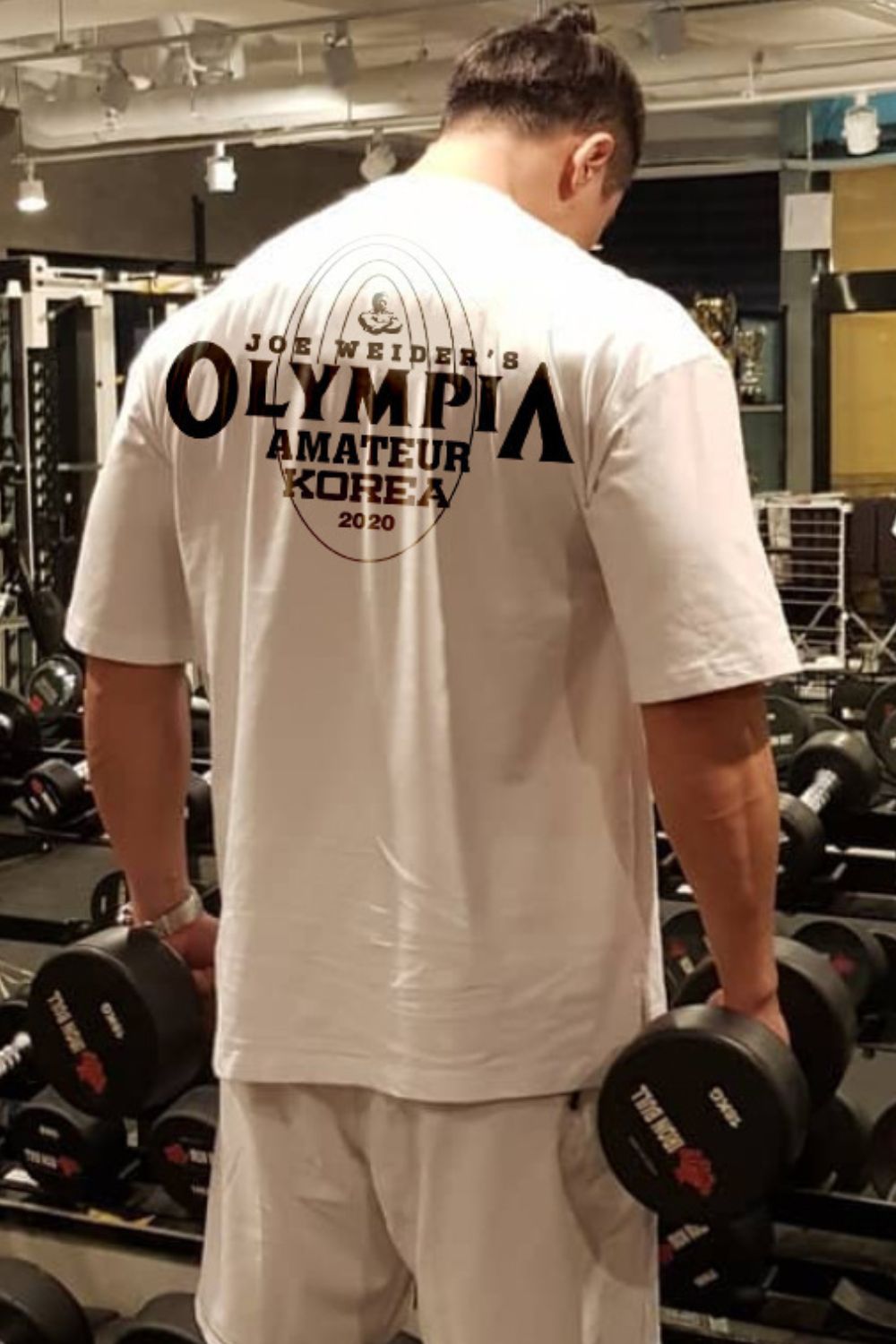 Men's Plus Size Letter Round Neck Short Sleeve T-Shirt