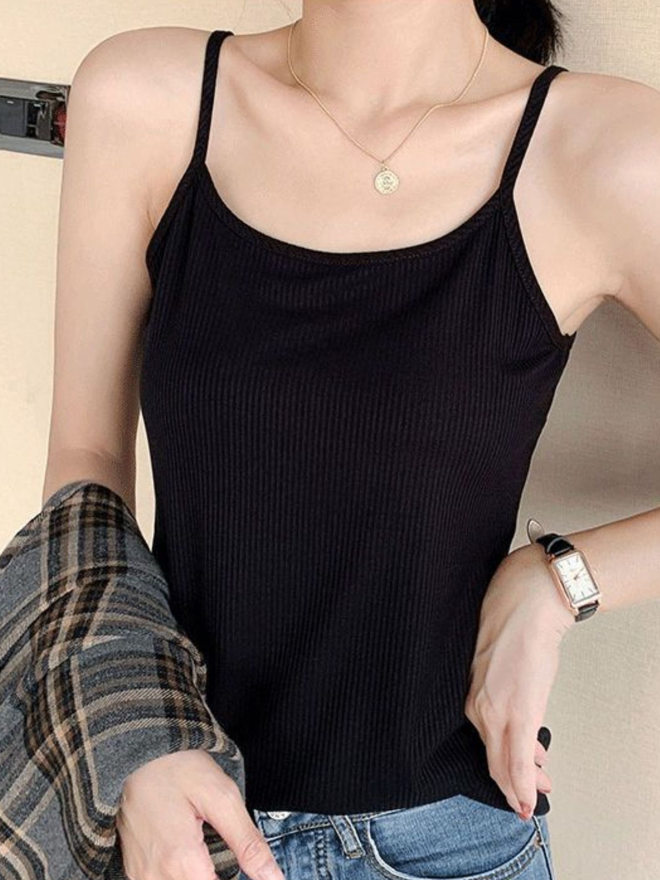 Plus Size Scoop Neck Cami Top