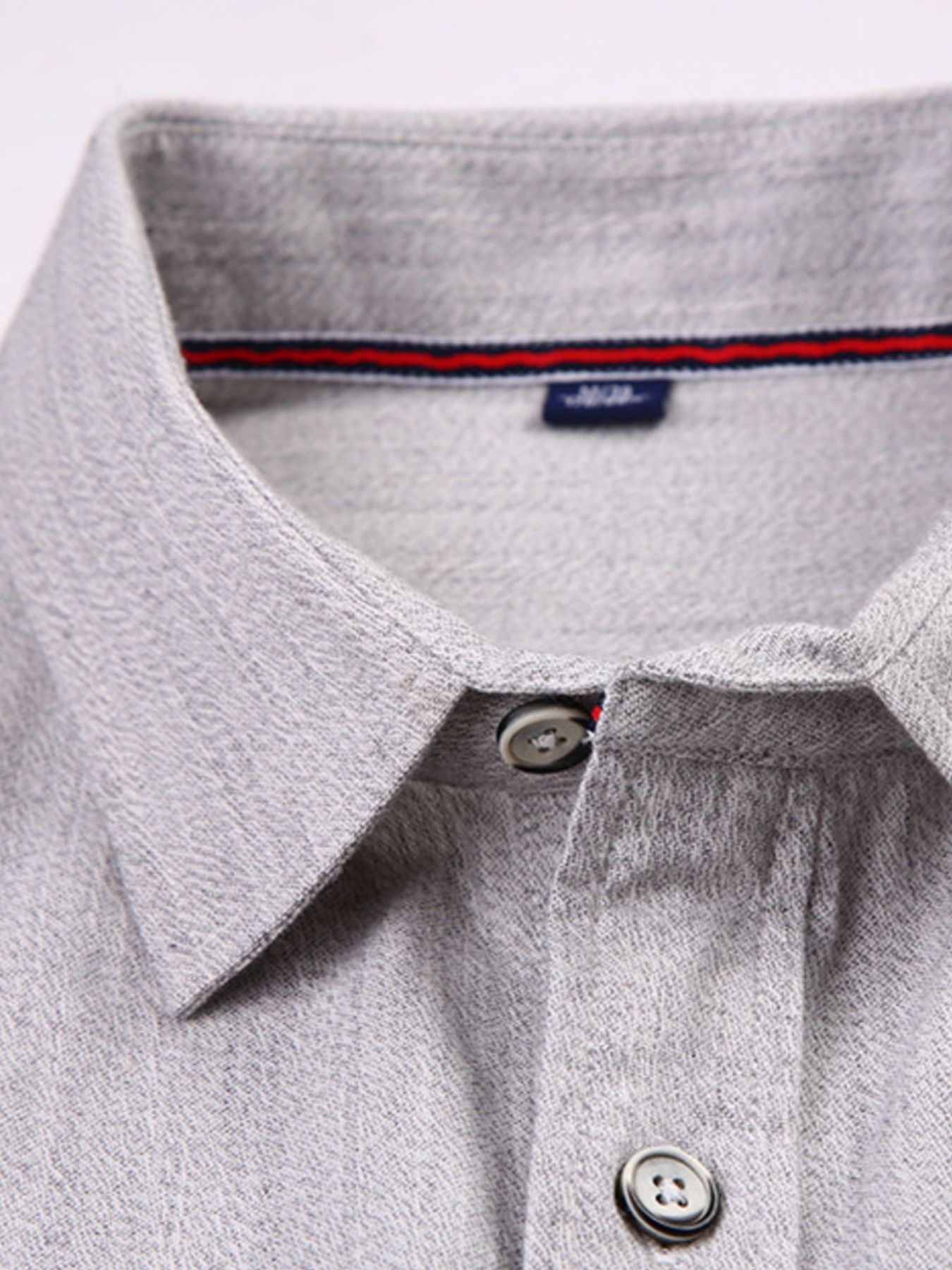 Men's Full Size Casual Long Sleeve Button-Down Shirt Plus Size