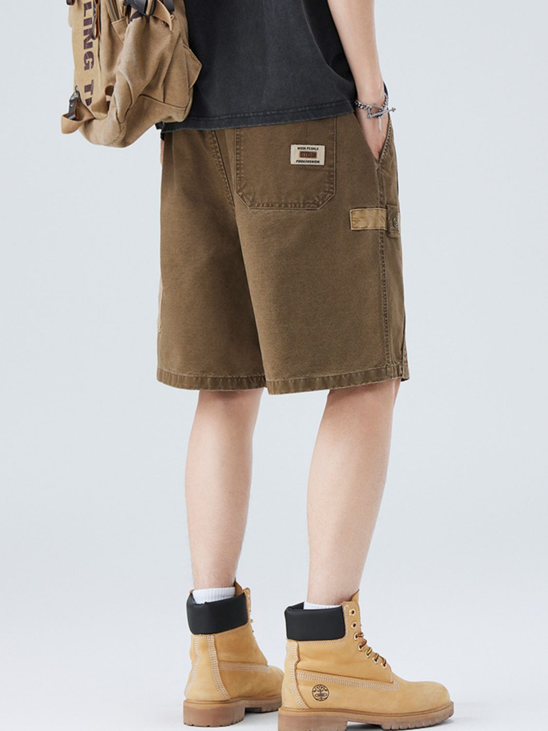 Men's Plus Size Drawstring Shorts