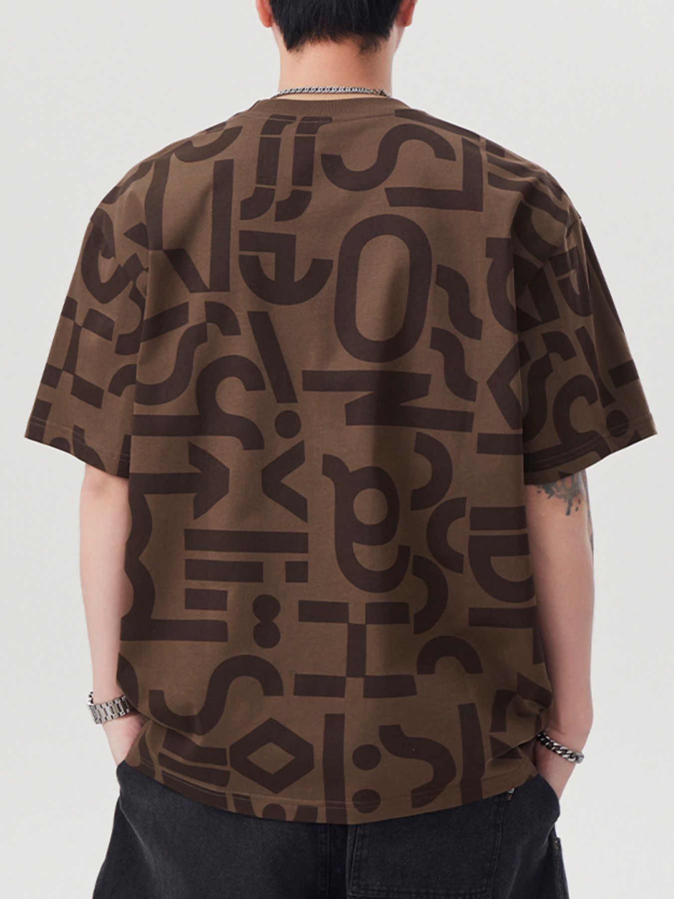 Men's Plus Size Round Neck Short Sleeve T-Shirt