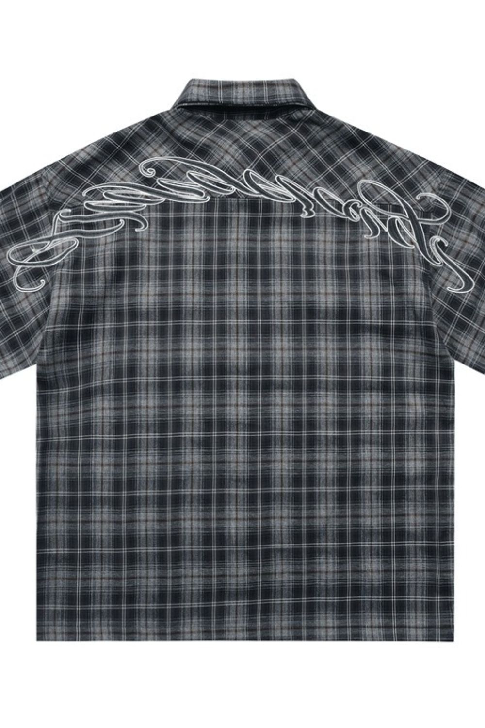 Men's Plaid Button Down Short Sleeve Shirt