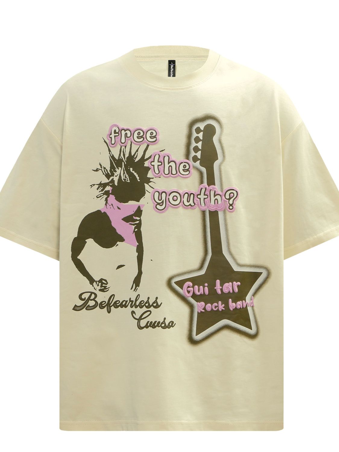 Men's Graphic Round Neck Short Sleeve T-Shirt