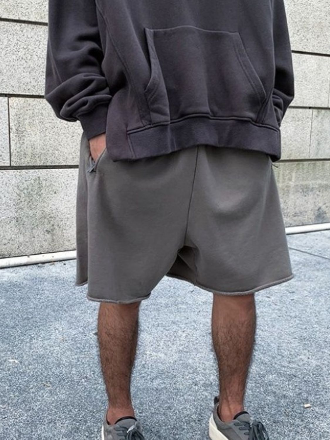 Men's Plus Size Elastic Waist Shorts