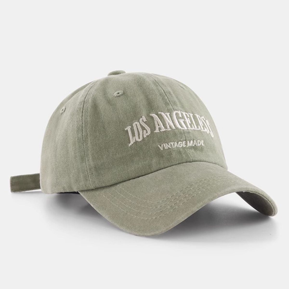 Vintage Washed Los Angeles Embroidered Baseball Cap 5