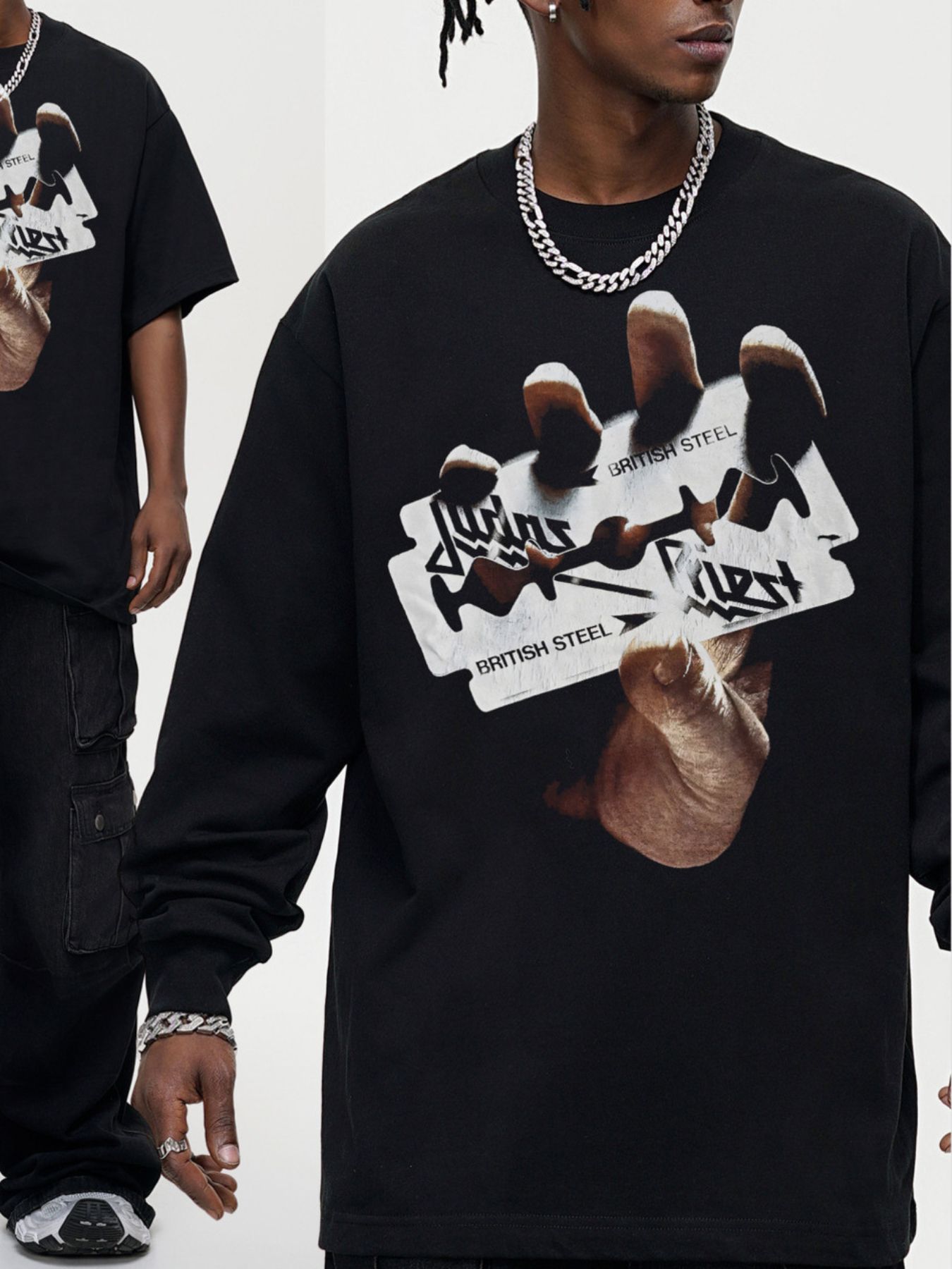 Men's Graphic Long Sleeve T-Shirt