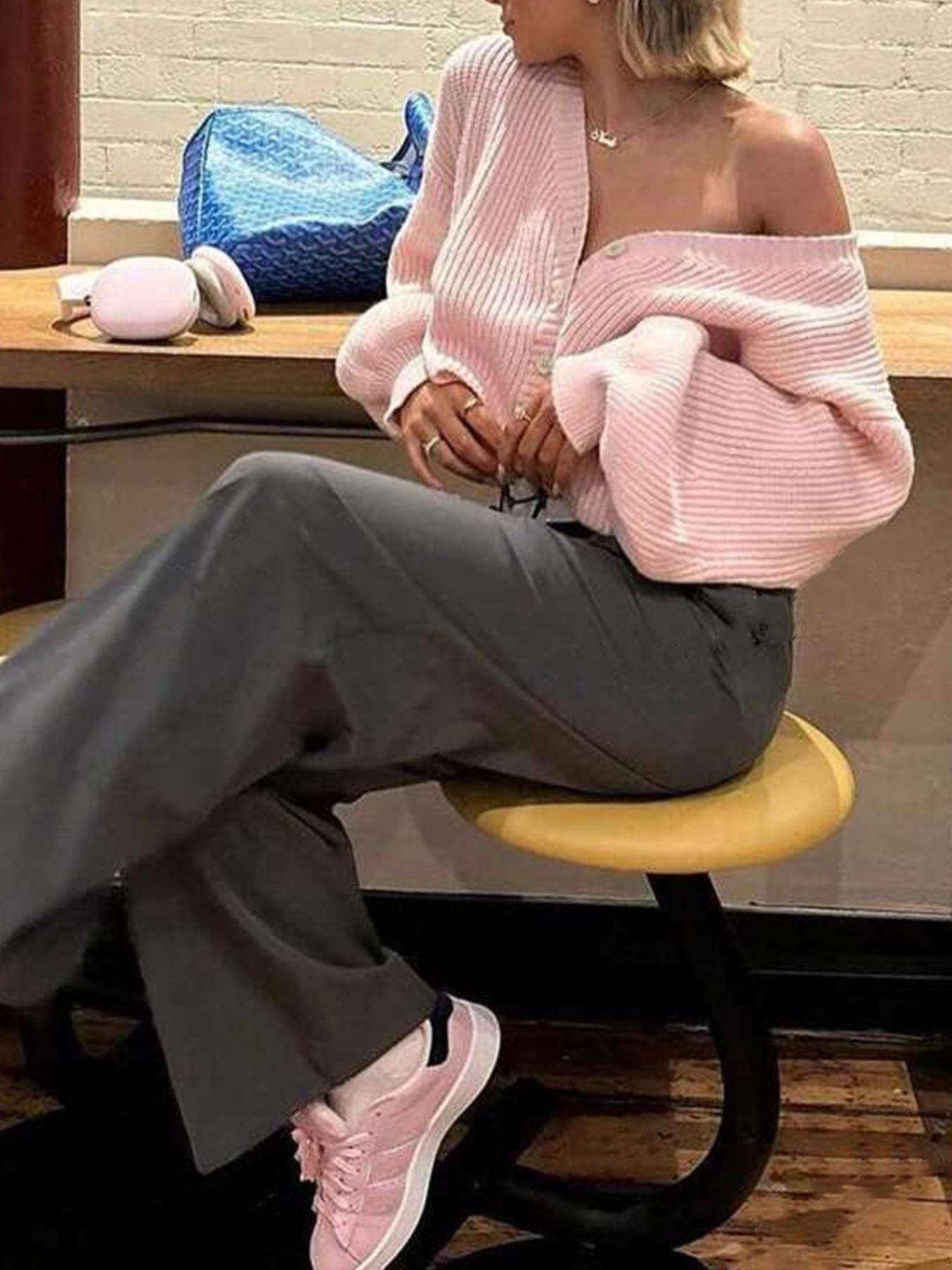 Ribbed Knit Open Front Cardigan with Cozy Oversized Fit