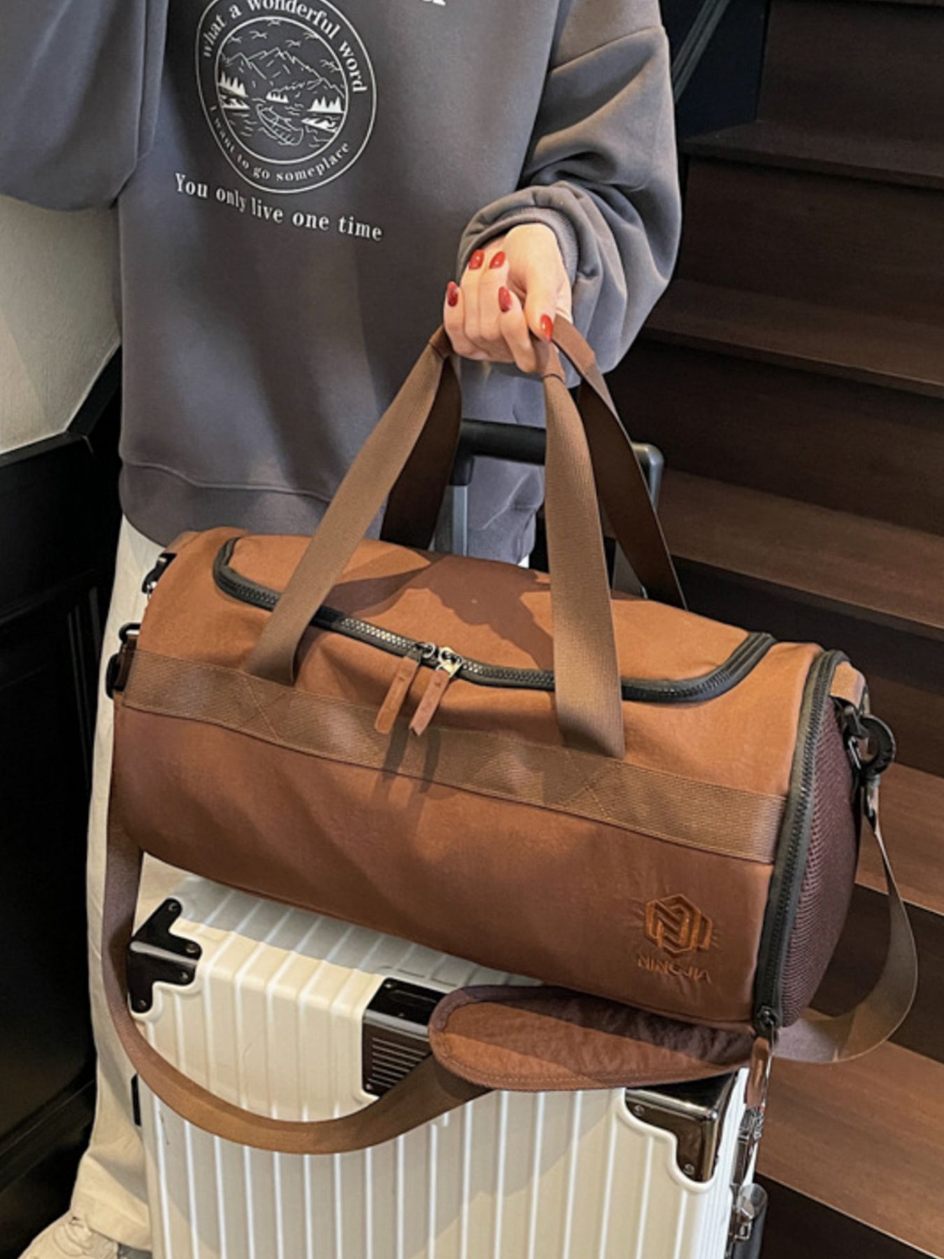Oxford Cloth Duffel Bag 5