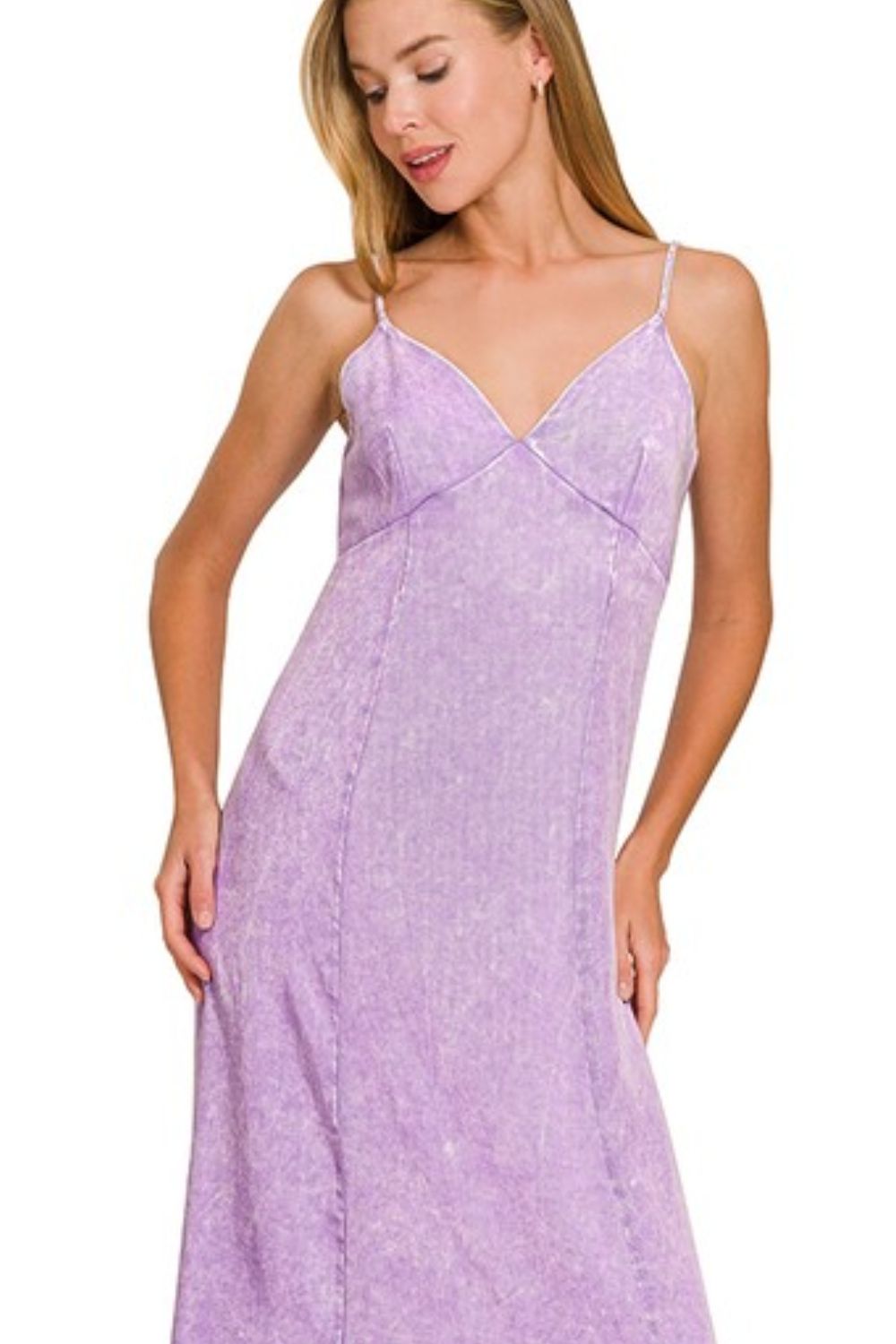 Tencel Mineral Washed Maxi Dress