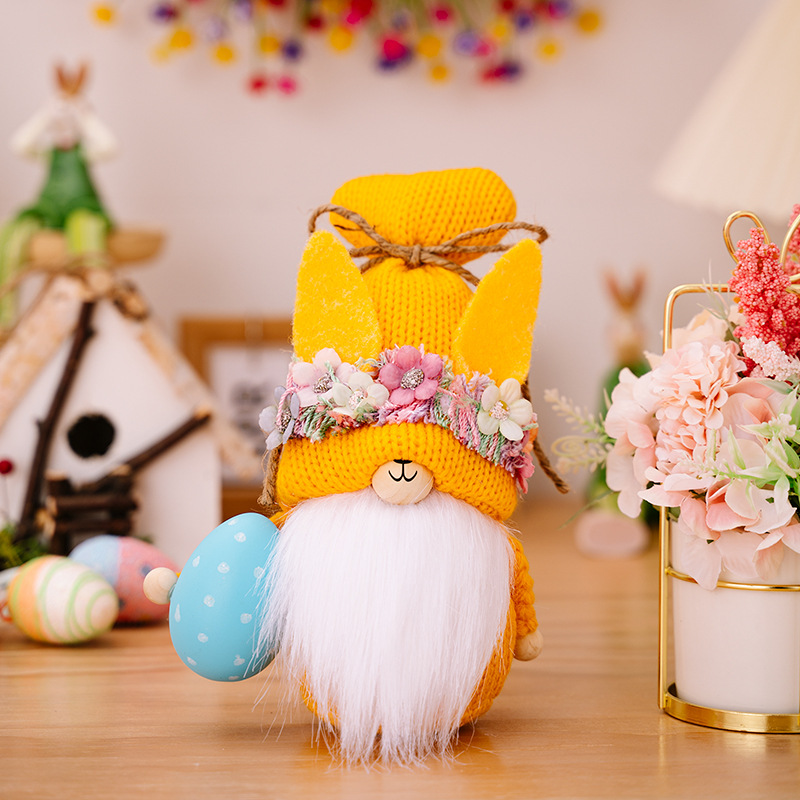 Easter Knit Faceless Doll 2
