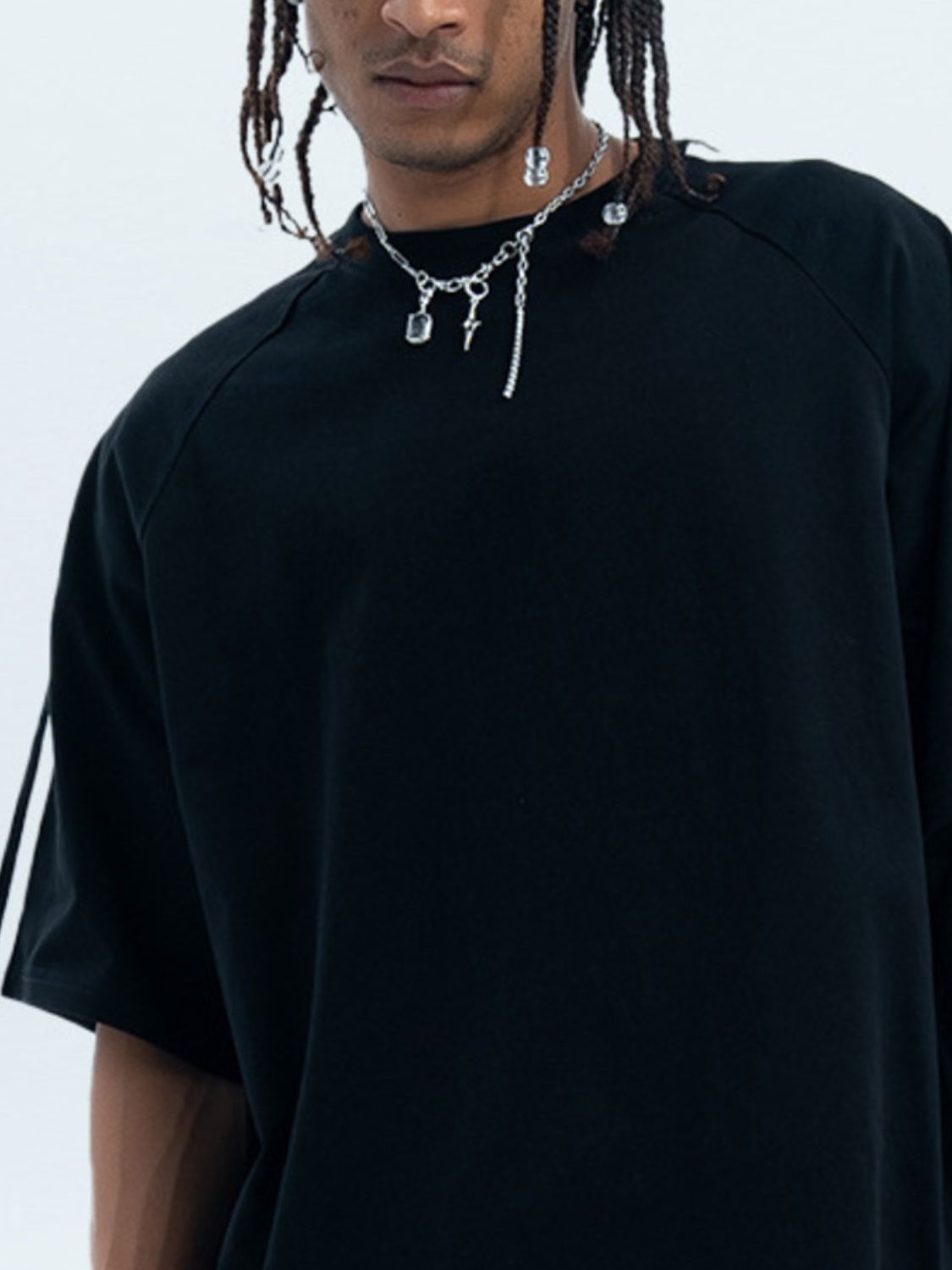 Men's Round Neck Stripe T-Shirt