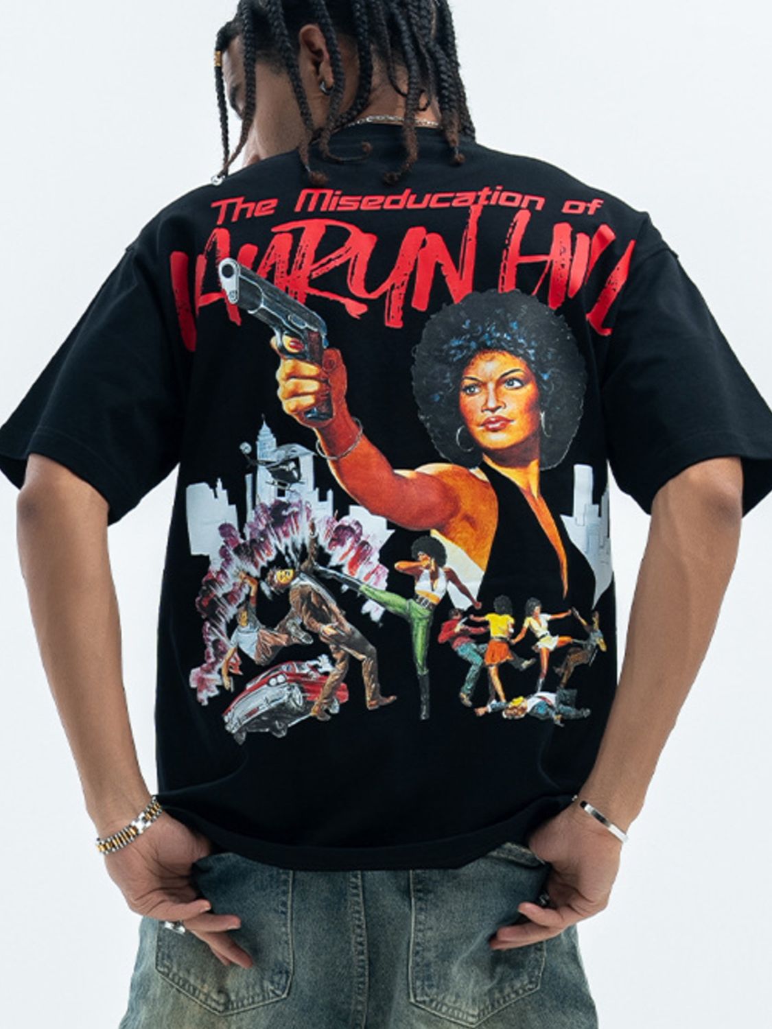 Men's Graphic Round Neck Half Sleeve T-Shirt