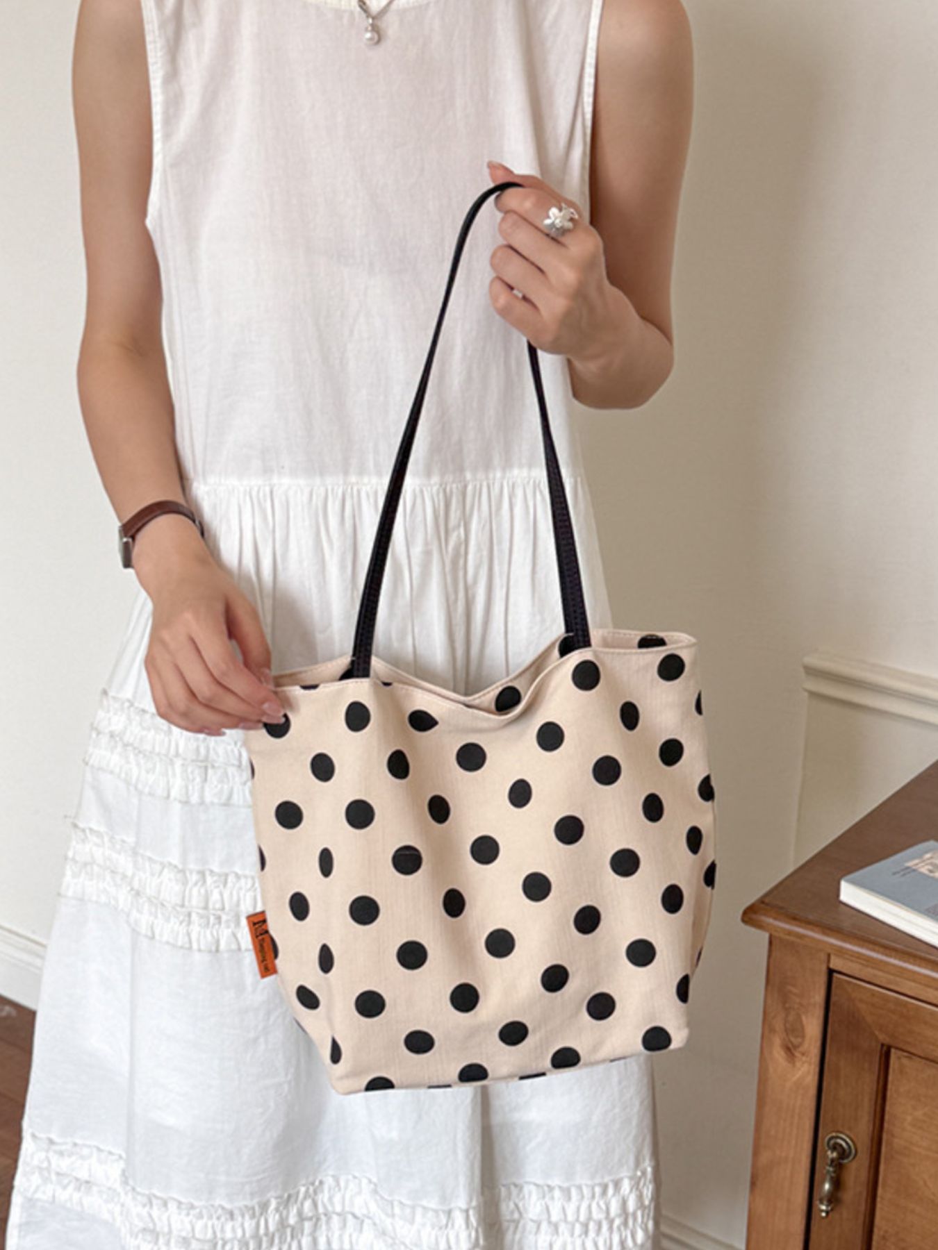 Polka Dot Shoulder Bag 15