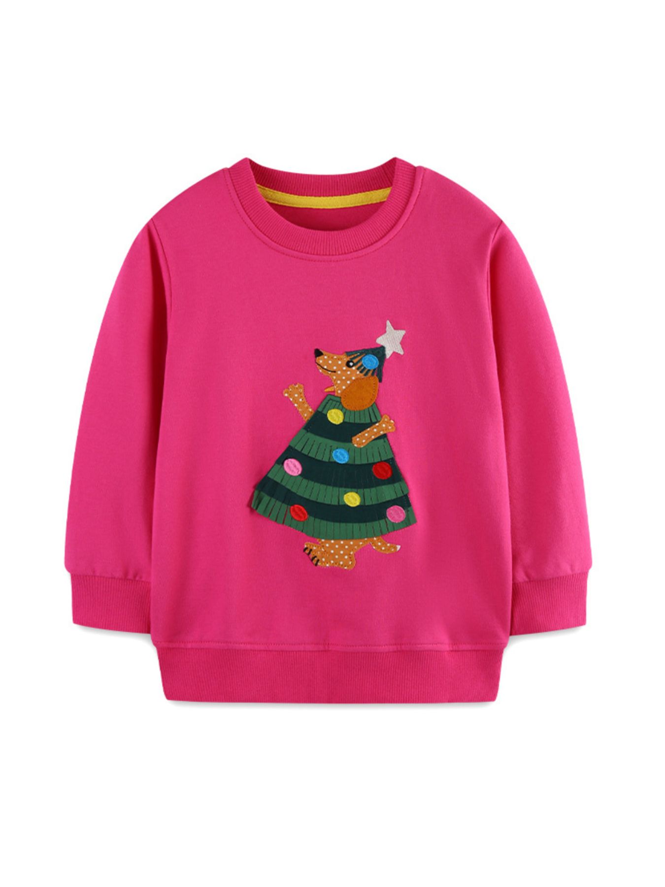 Children's Christmas Tree Applique Sweatshirt