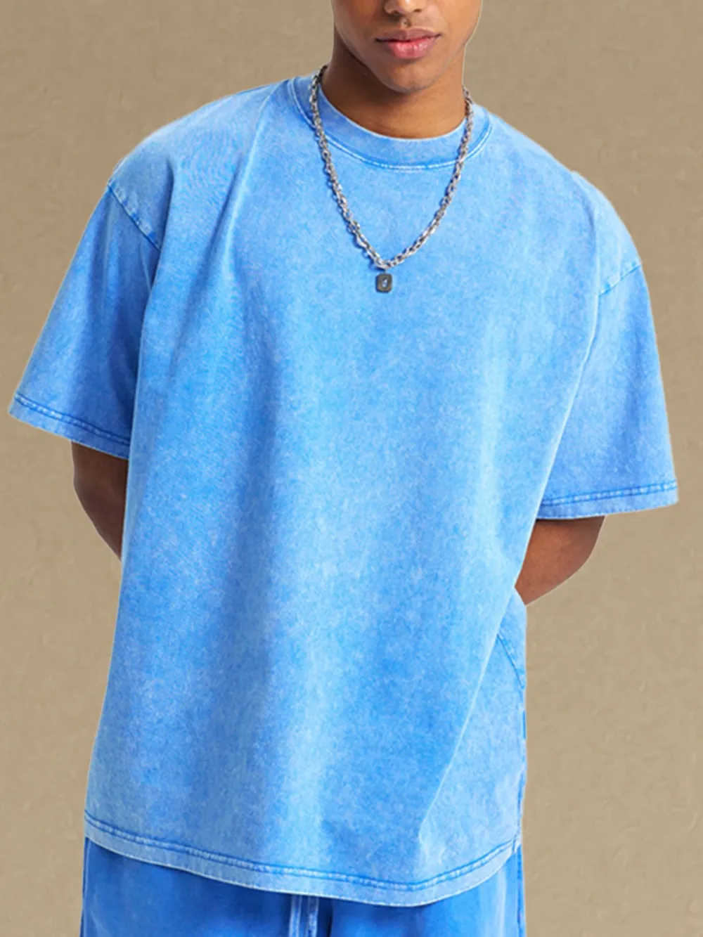 Men's Vintage Washed Oversized T-Shirt