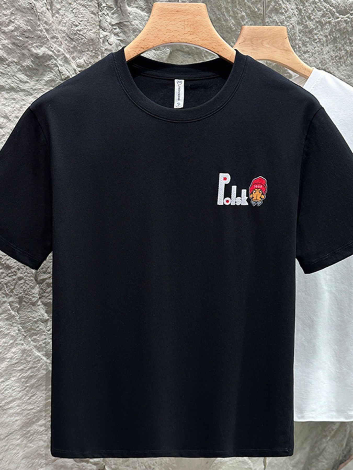 Men's Plus Size Round Neck Short Sleeve T-Shirt