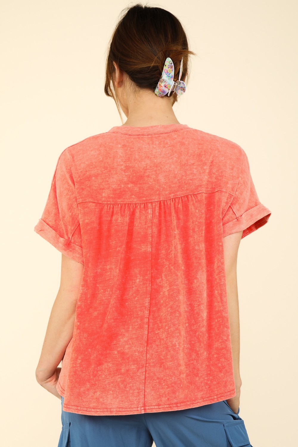 Nochted Short Sleeve Washed T-Shirt