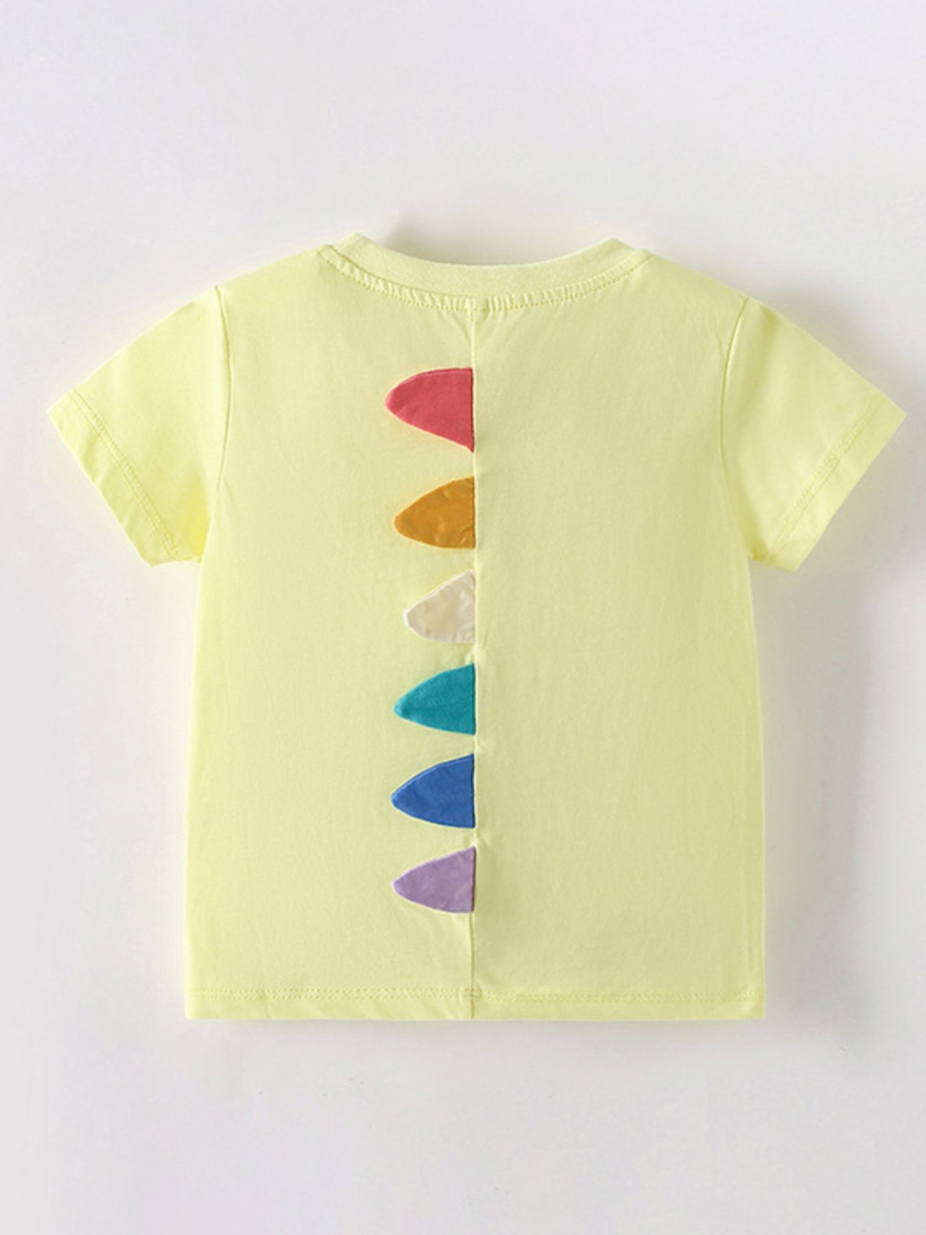 Children's Cute Cartoon Monster Graphic Short Sleeve T-Shirt