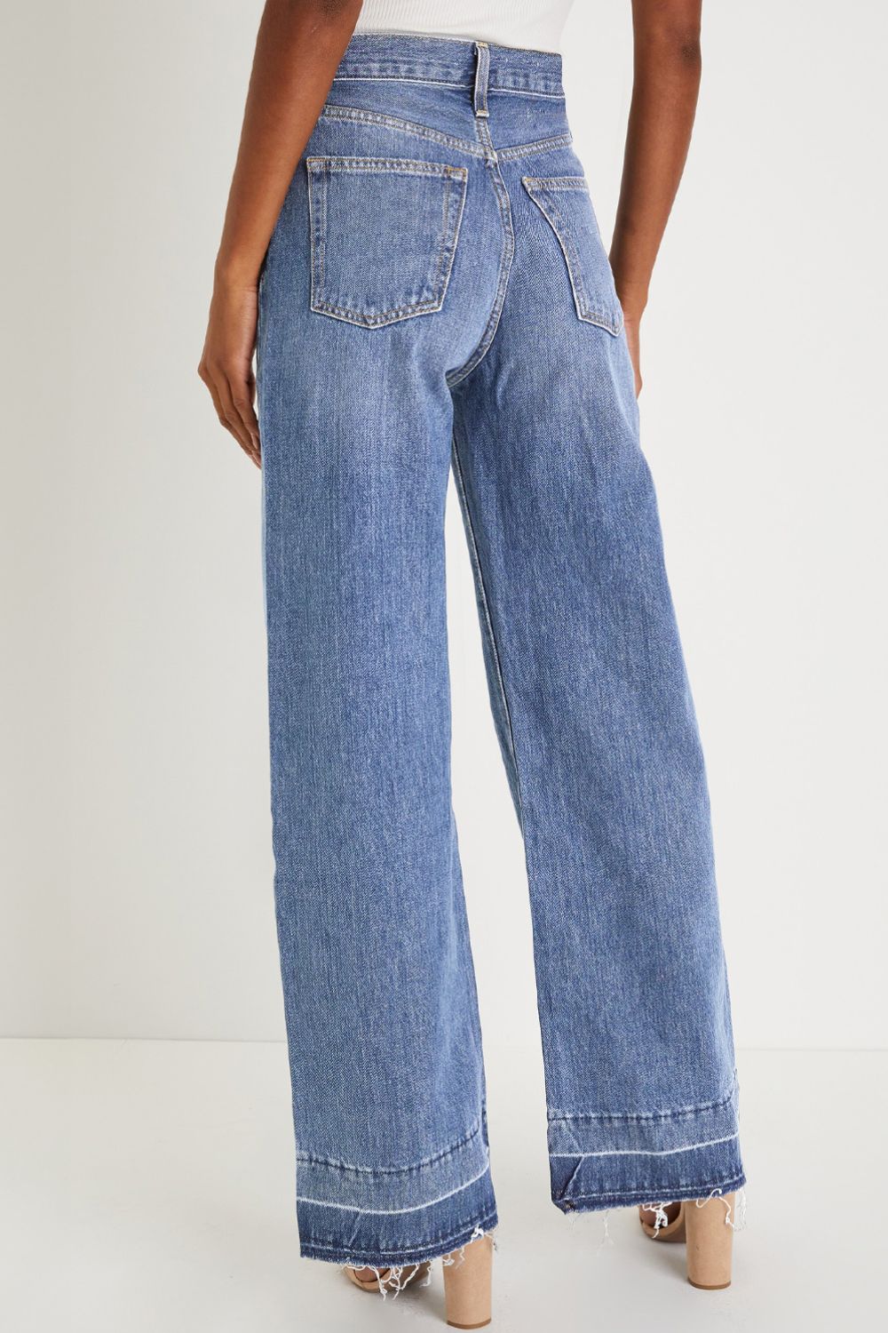 Wide Leg High Waist Jeans