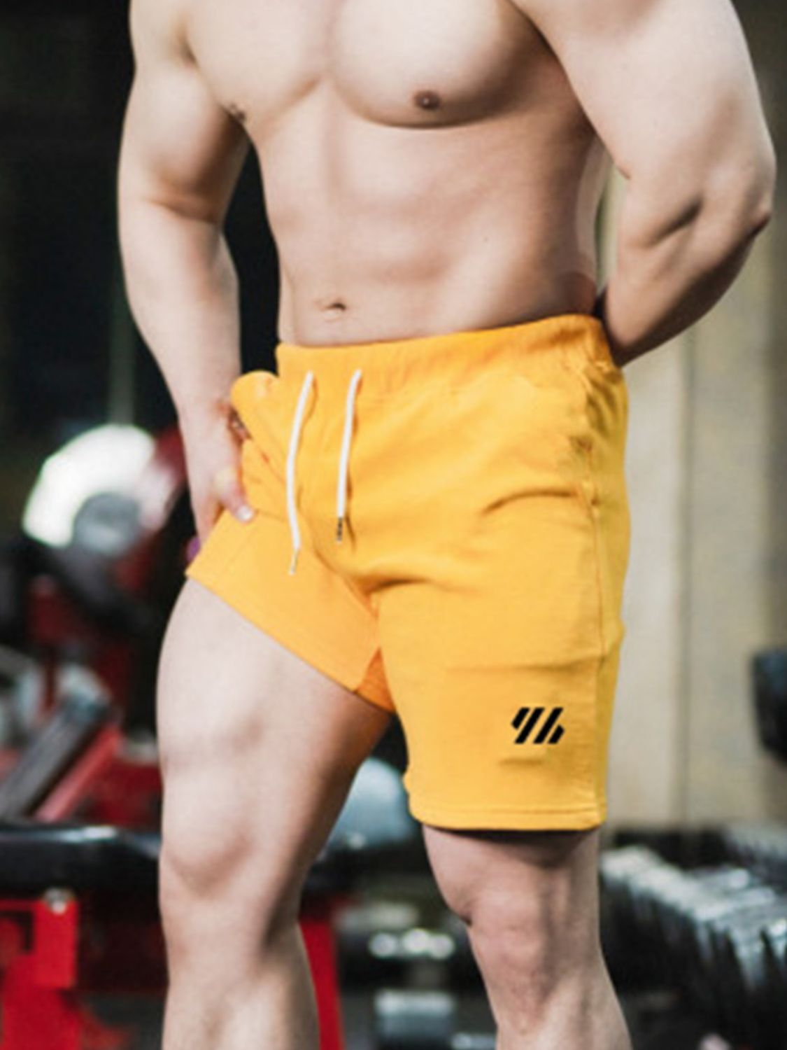 Men's Plus Size Drawstring Shorts